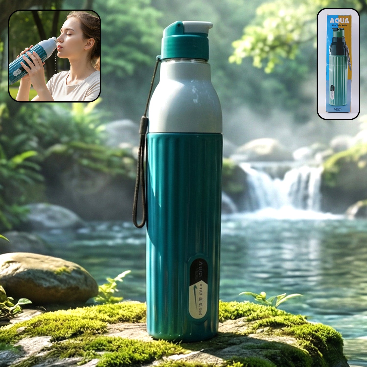 Aqua Sports Sipper Water Bottle (1 Pc 1000 Ml Approx)