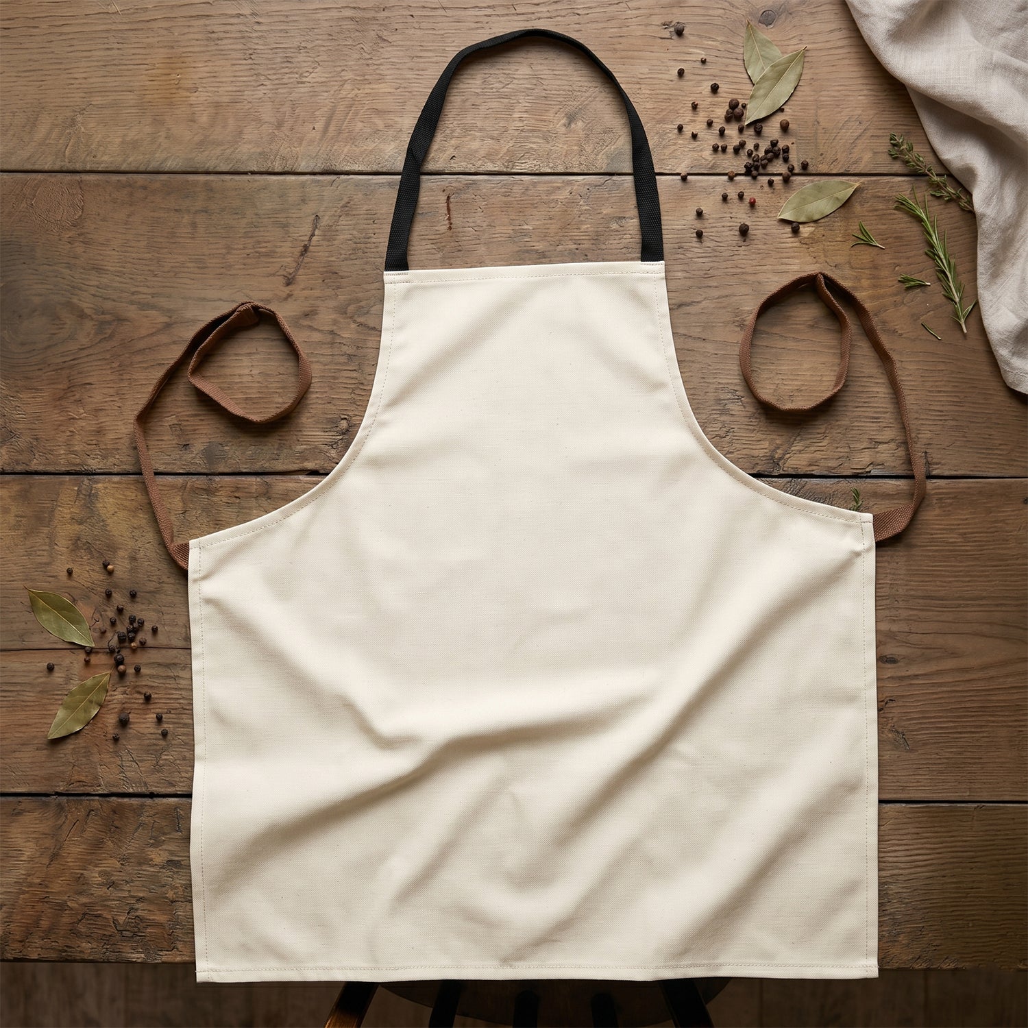 Premium Kitchen Apron Waterproof Adjustable Cooking Apron With Pockets (1 Pc)
