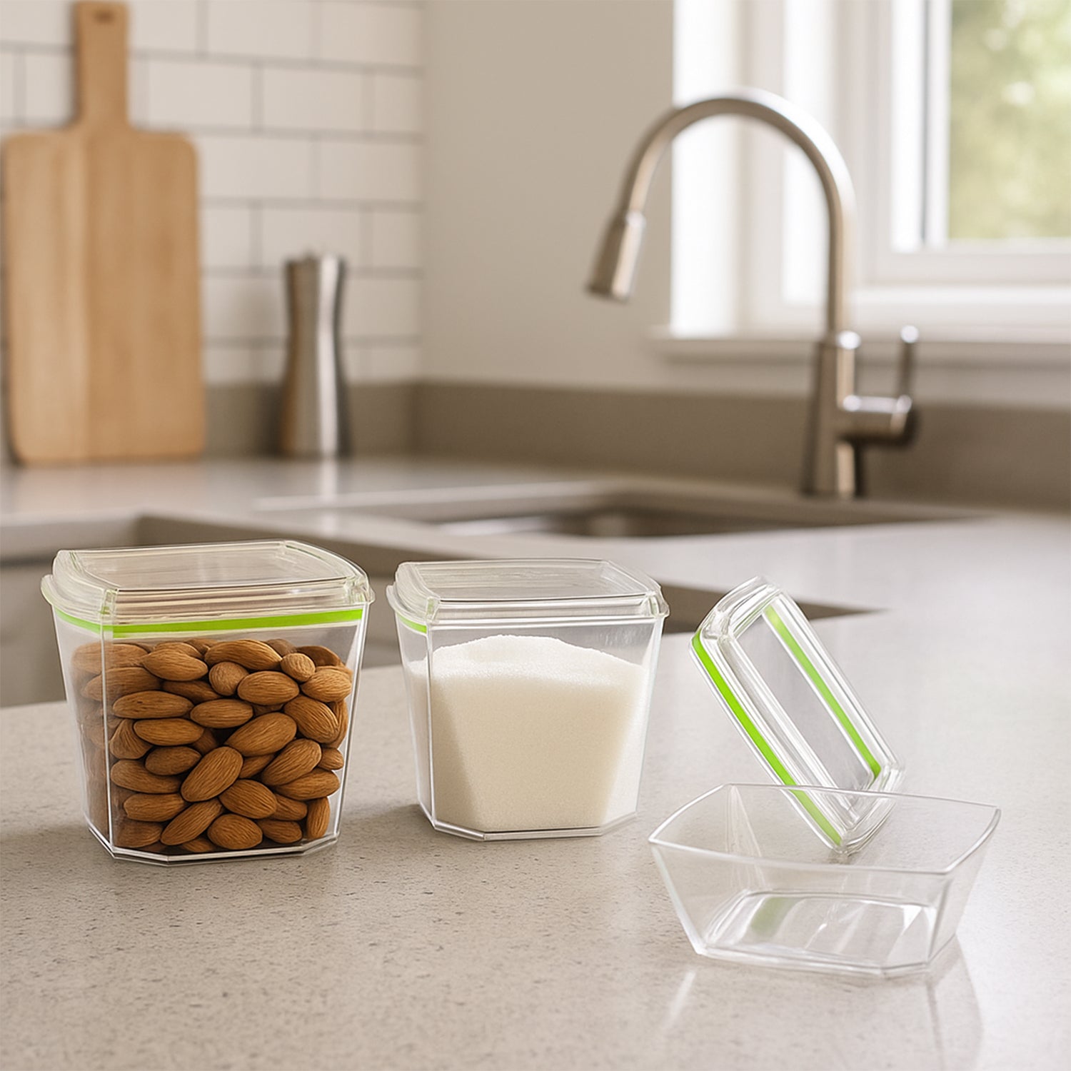 Food Storage Container Set With Leak-proof Lid (500 Ml 2 Pc)