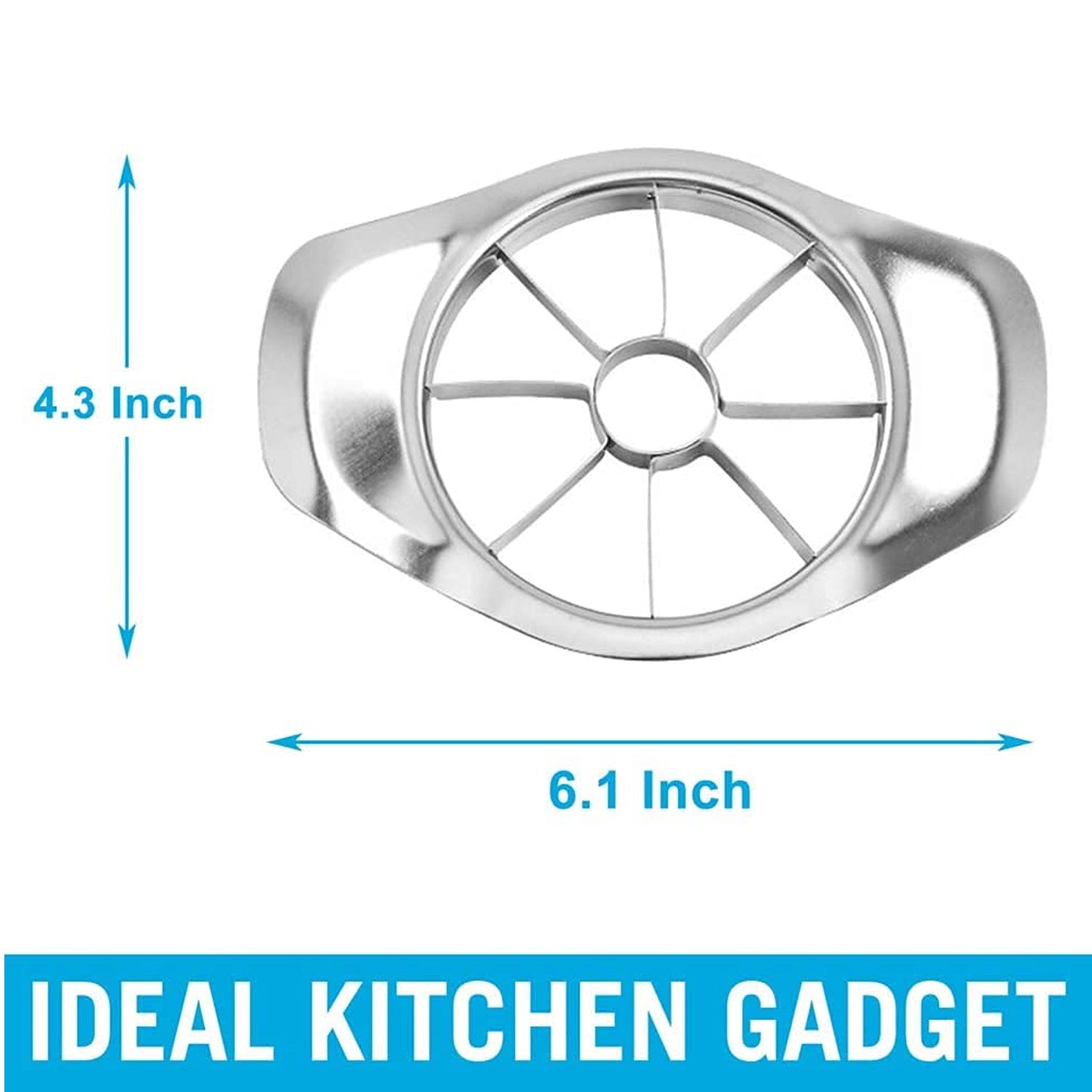 Heavy Duty Stainless Steel Apple Cutter Slicer (1 Pc)
