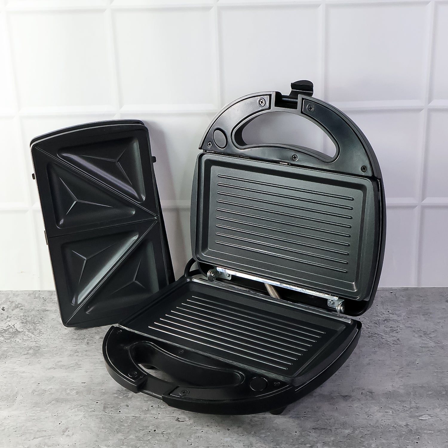 Orbit Sandwich Maker With Interchangeable Plates (800w 1 Pc)