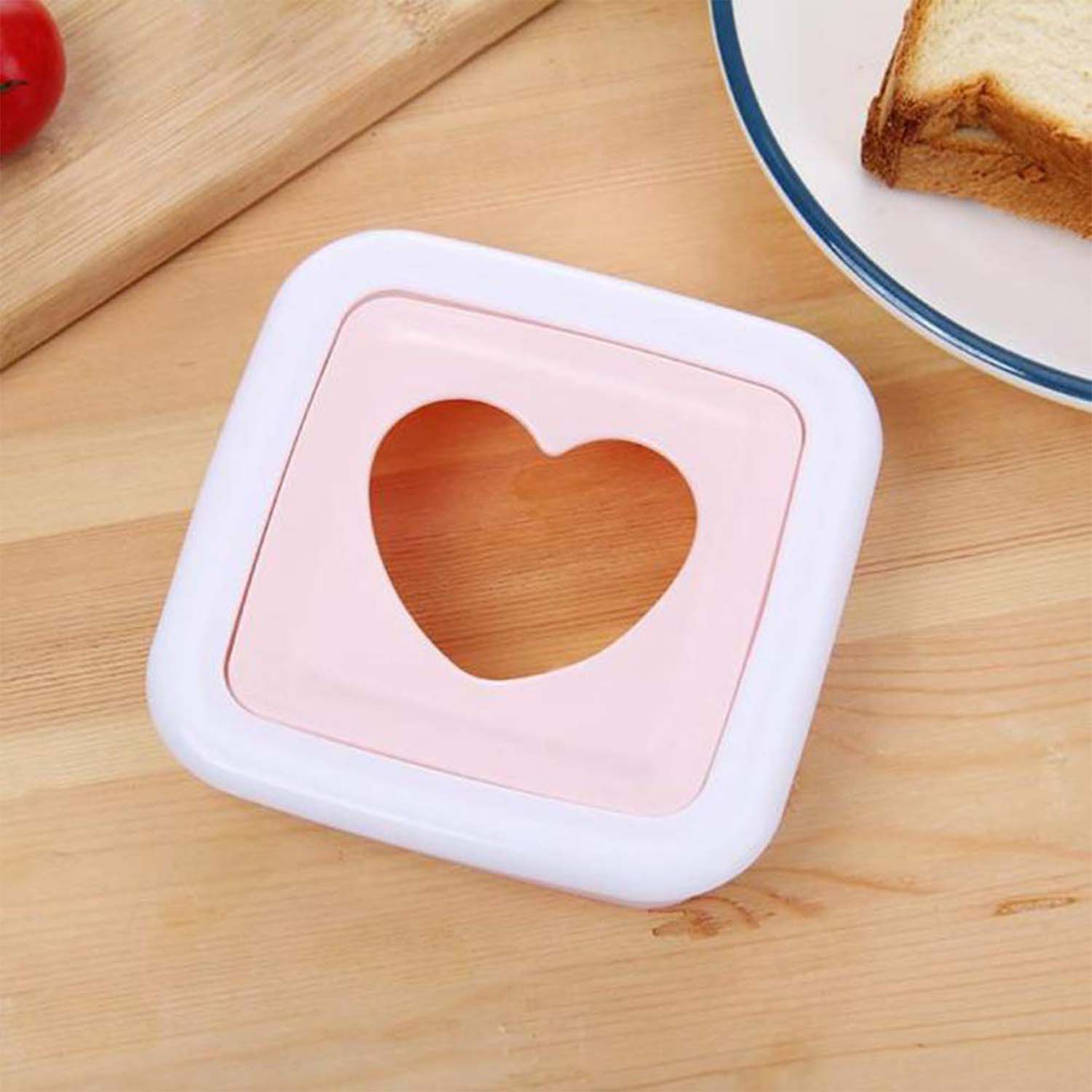 Heart Shape Sandwich Cutter Bread Press (1 Pc)
