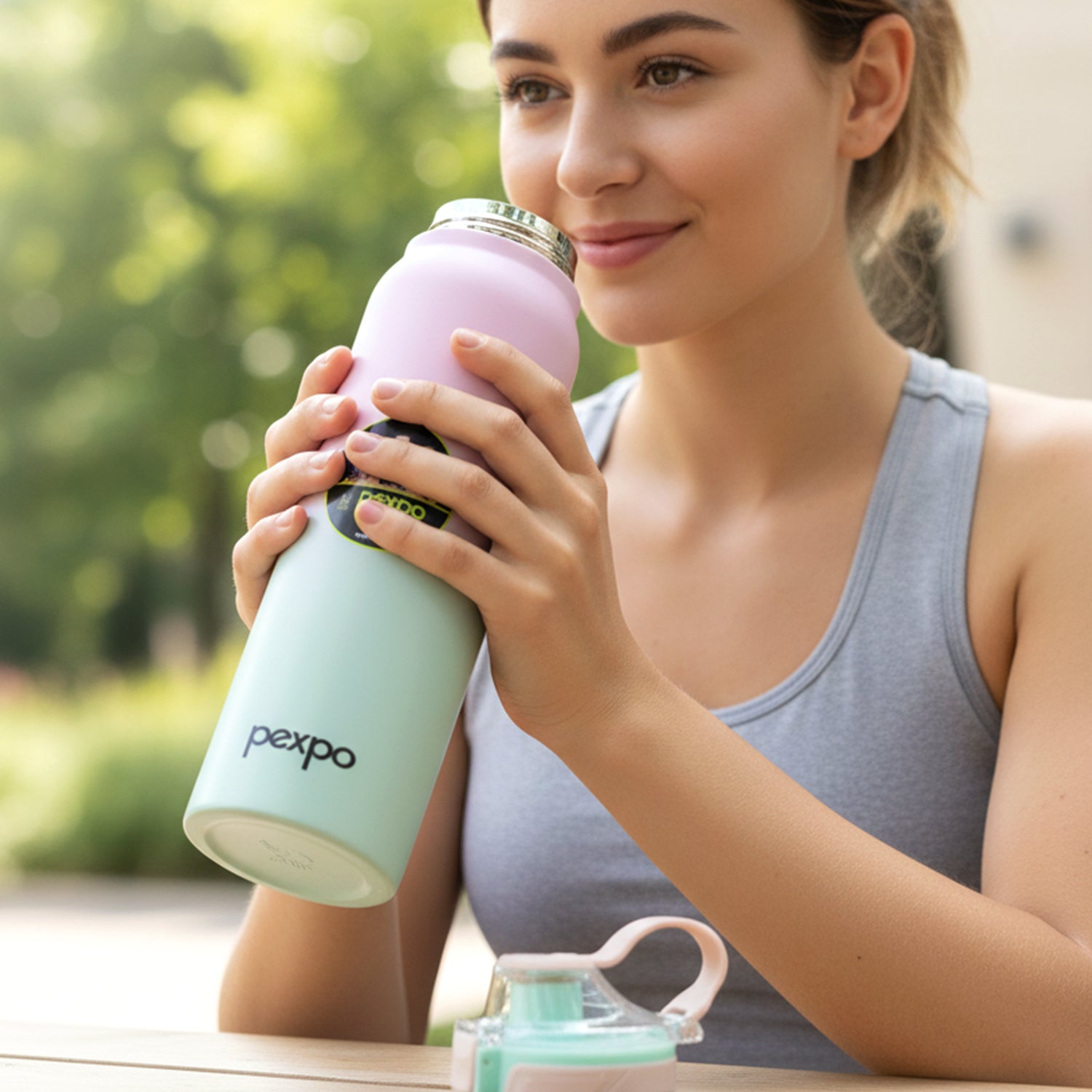 Pexpo Amaze Hot Cold Insulated Stainless Steel Water Bottle - 1000 Ml