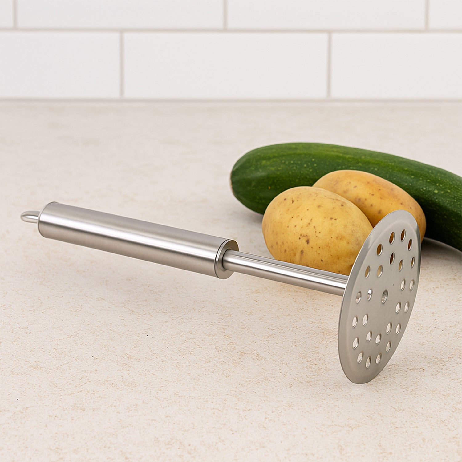Supermom Heavy Duty Stainless Steel Potato Masher (1 Pc)