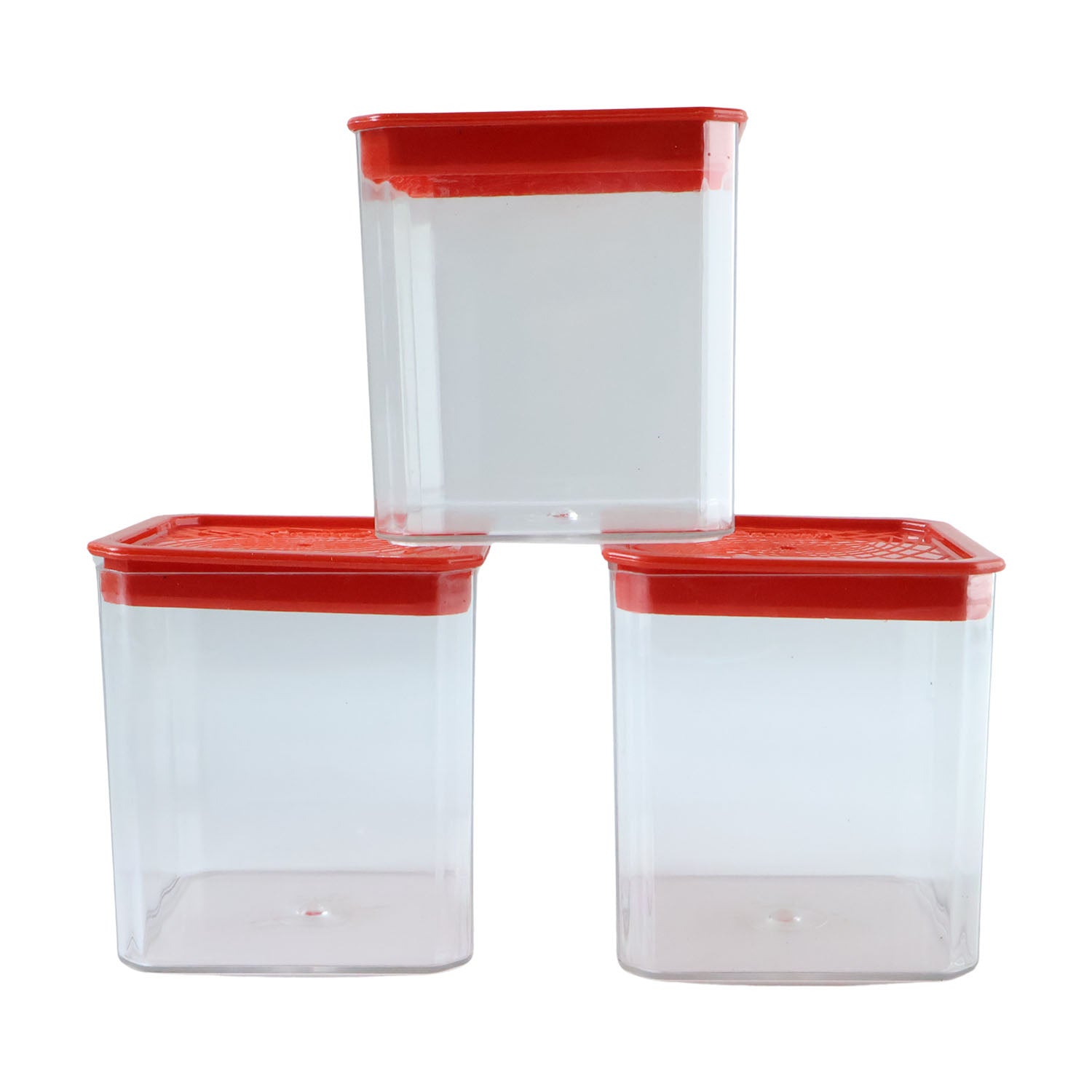 3 Piece Airtight Food Storage Container Set (1 Set 350 Ml)
