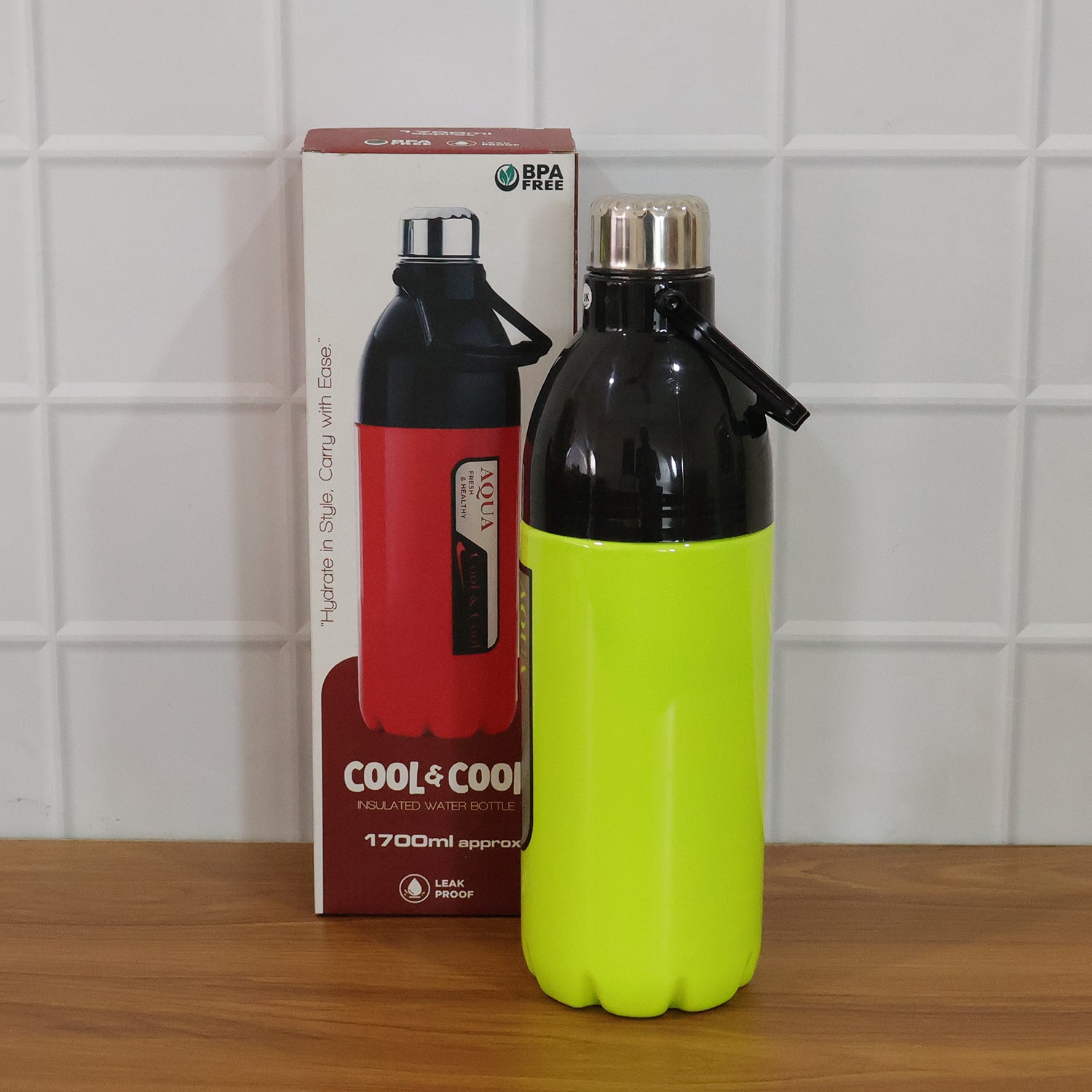 Extra Large Leakproof Water Bottle (1 Pc 1700ml Approx)