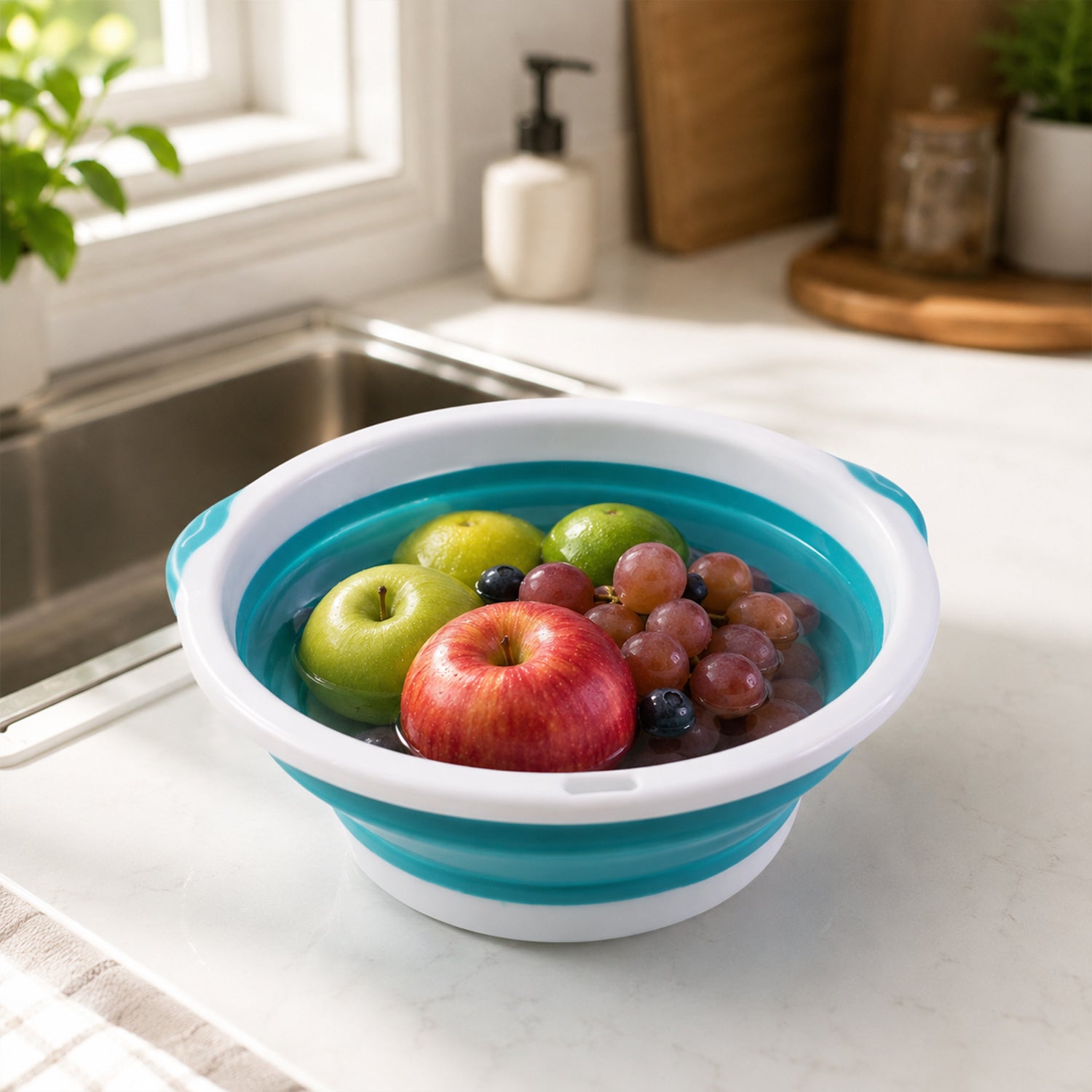 Foldable Collapsible Utility Basket (23x21 Cm)