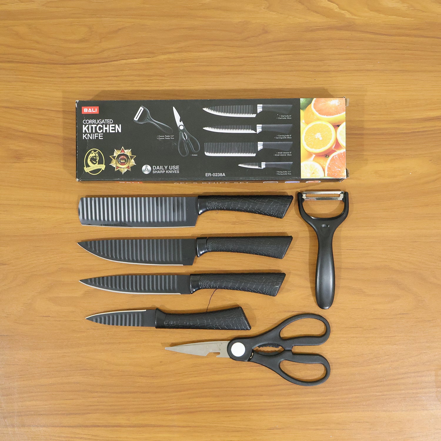 6 In 1 Premium Kitchen Knife Set (1 Set)