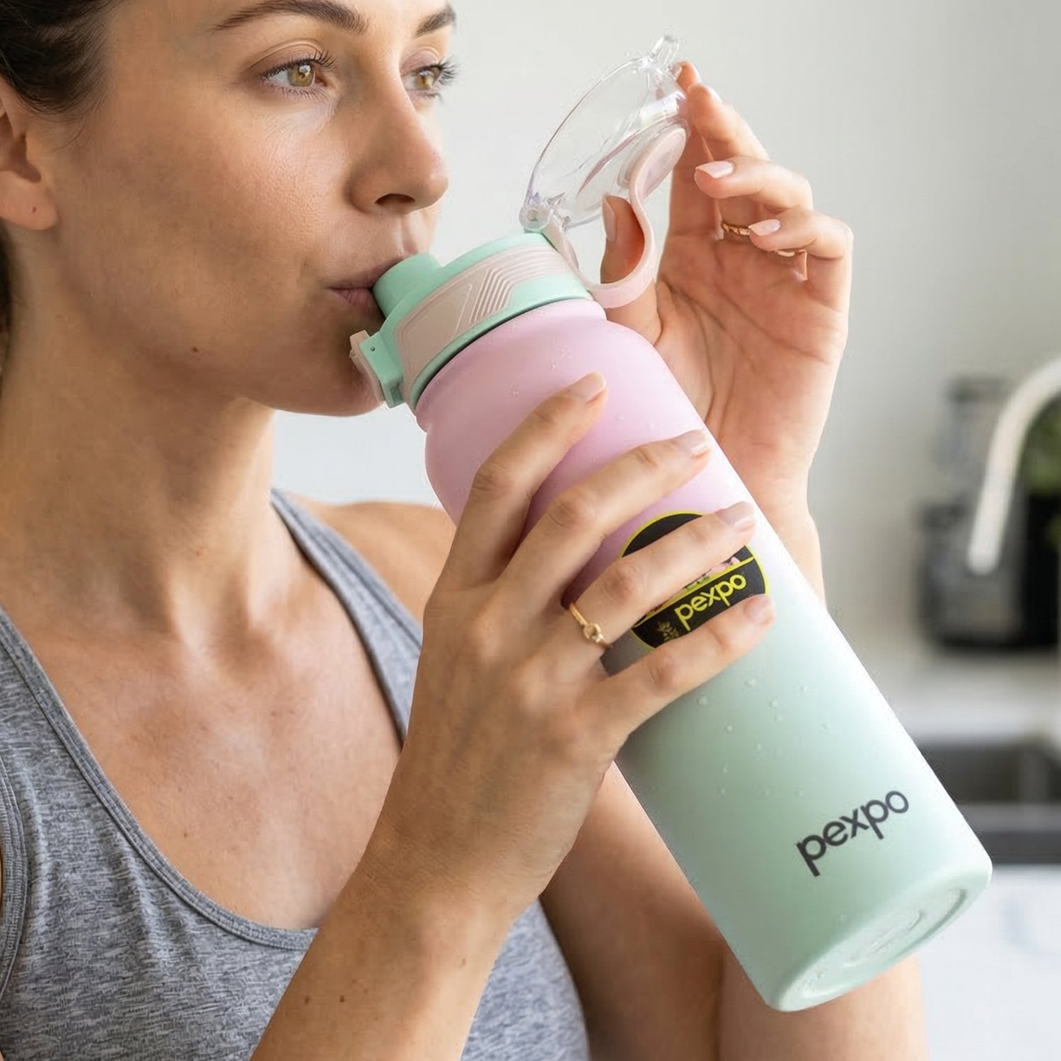 Pexpo Amaze Hot Cold Insulated Stainless Steel Water Bottle - 1000 Ml
