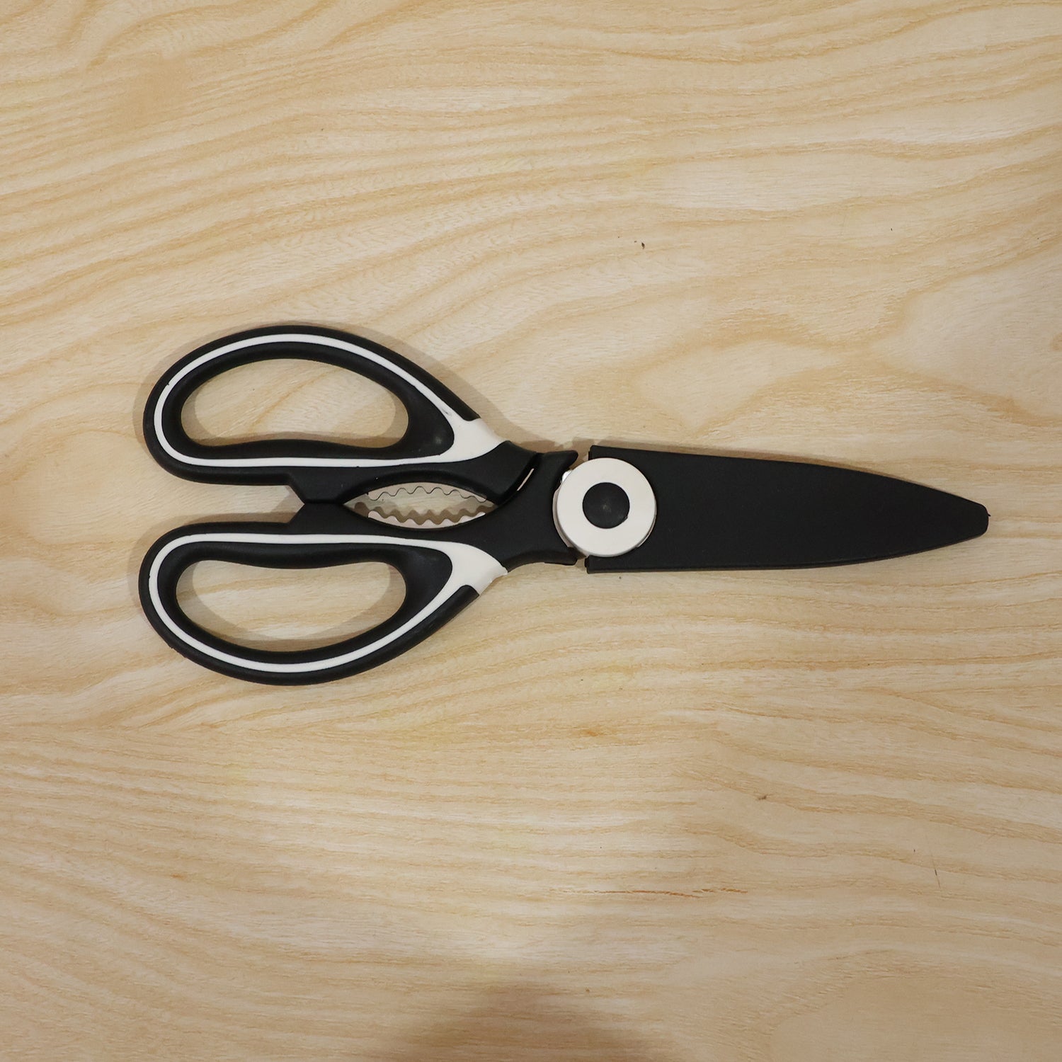 3 In 1 Multi-function Scissor Multipurpose Kitchen Scissors Steel Blades (1 Pc)