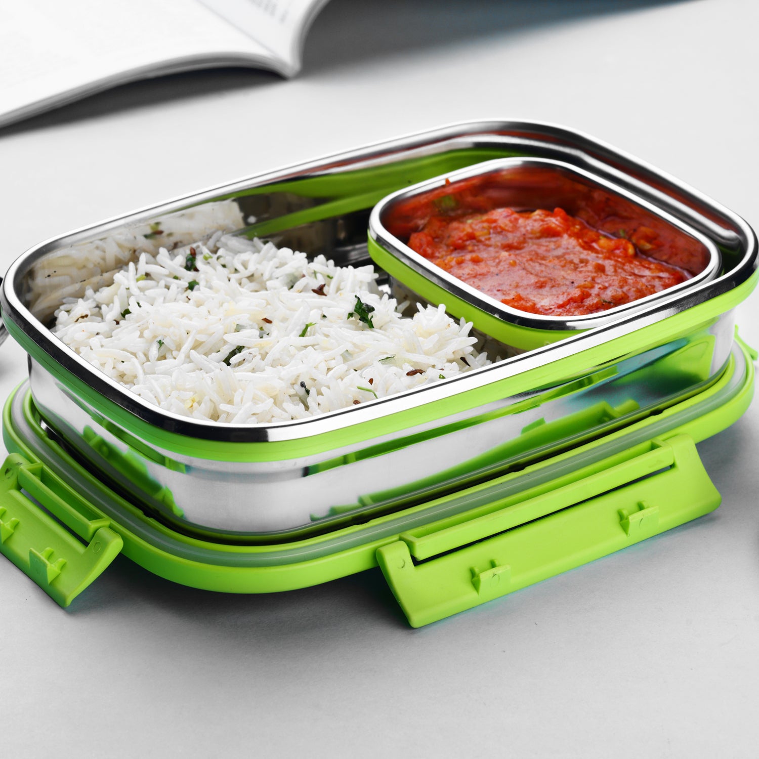8131 Stainless Steel Lunch Pack For Office School Use