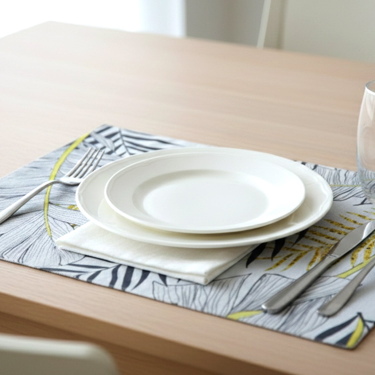 2 In 1 Reversible Dining Table Placemat (2 Pc Small Big)