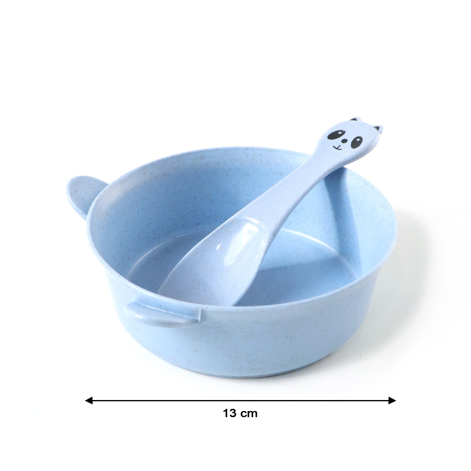 Wheat Straw Kids Soup Bowl With Matching Spoon (240ml 1 Set )