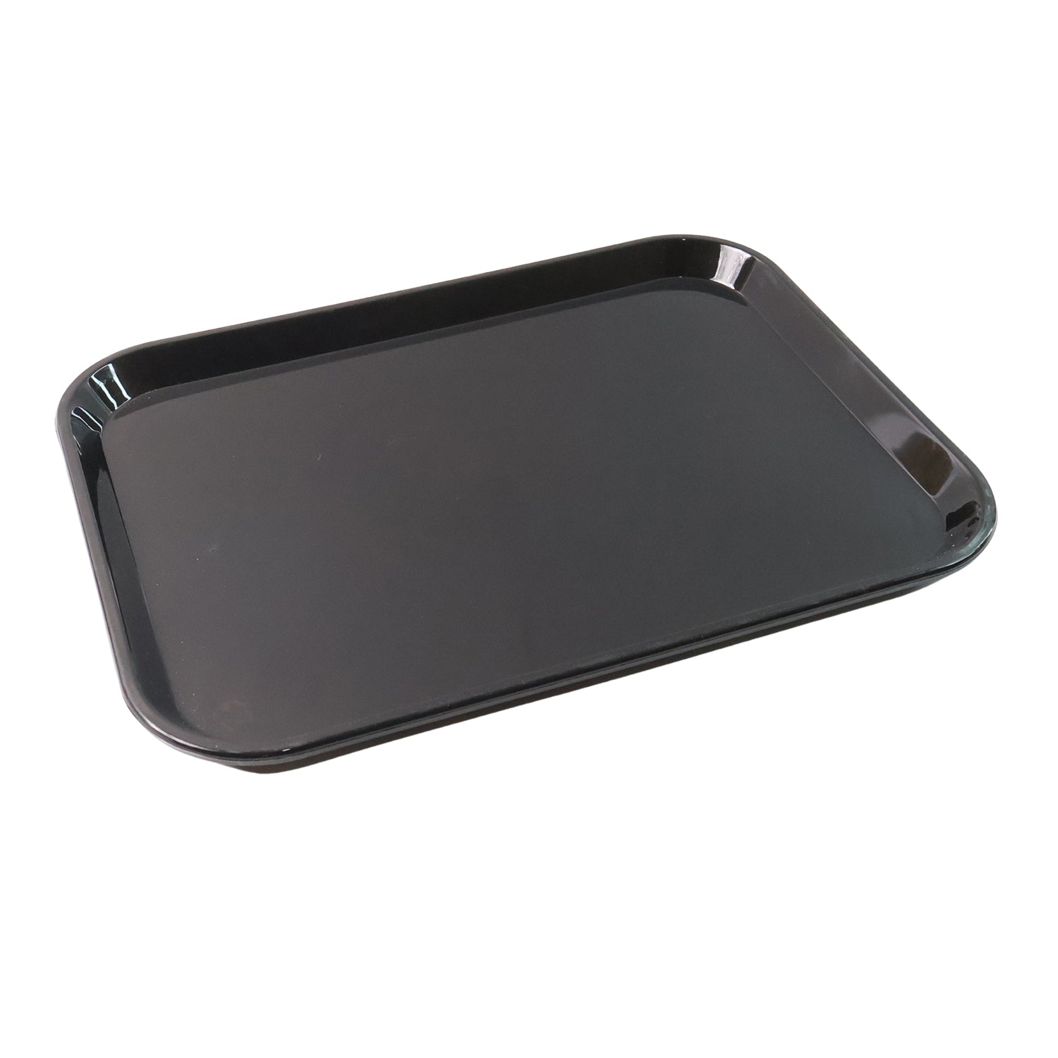 Plastic Serving Tray Plate 40 30 Cm (1 Pc Black)