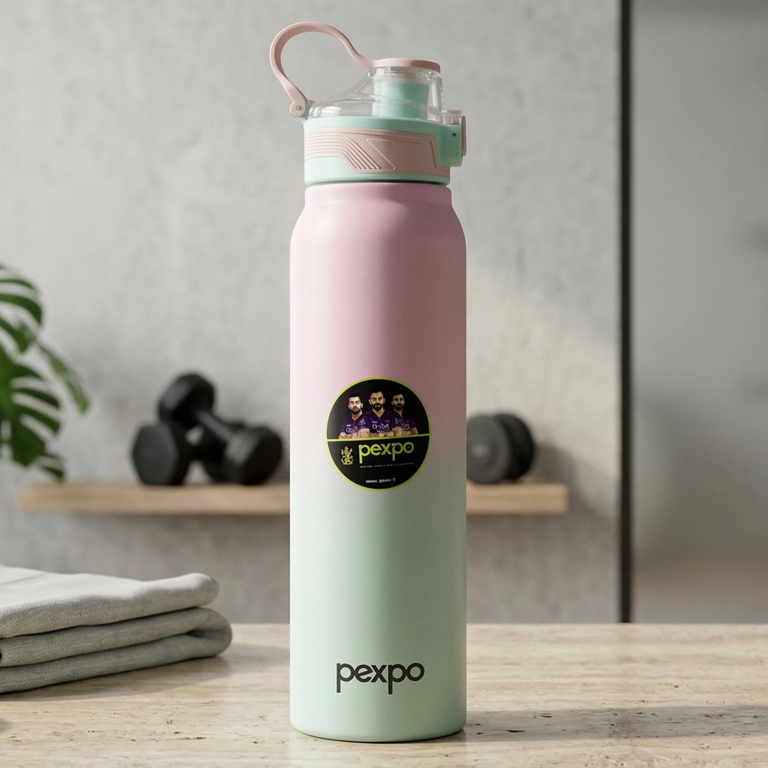 Pexpo Amaze Hot Cold Insulated Stainless Steel Water Bottle - 1000 Ml