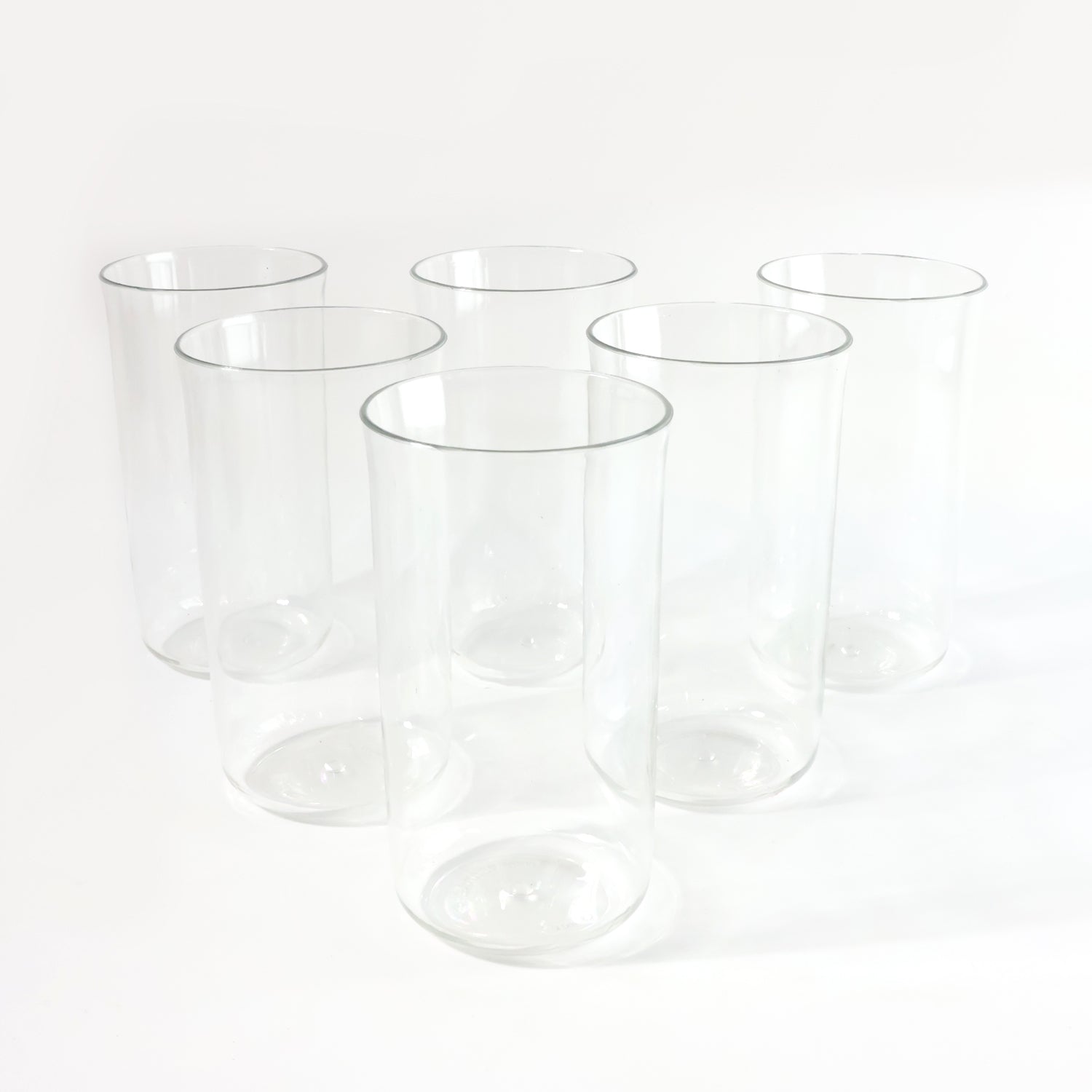 Glossy Plastic Glass Set (6 Pc 300 Ml)