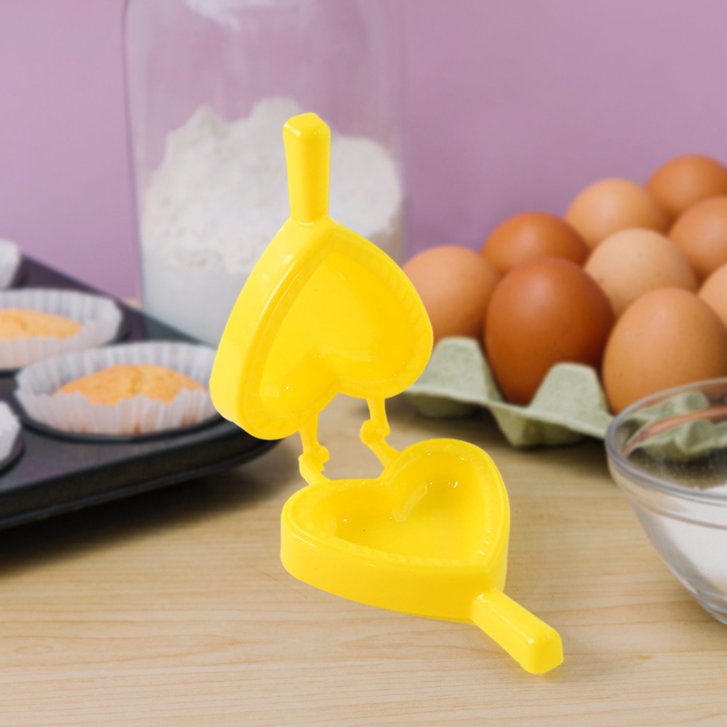 1 Pc Assorted Shape Plastic Snack Mould (Mix Design 1 Pc)