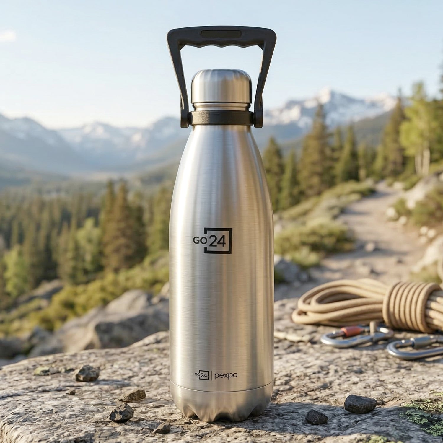 Pexpo Echo Vacuum Insulated Hot Cold Stainless Steel Water Bottle 1500 Ml