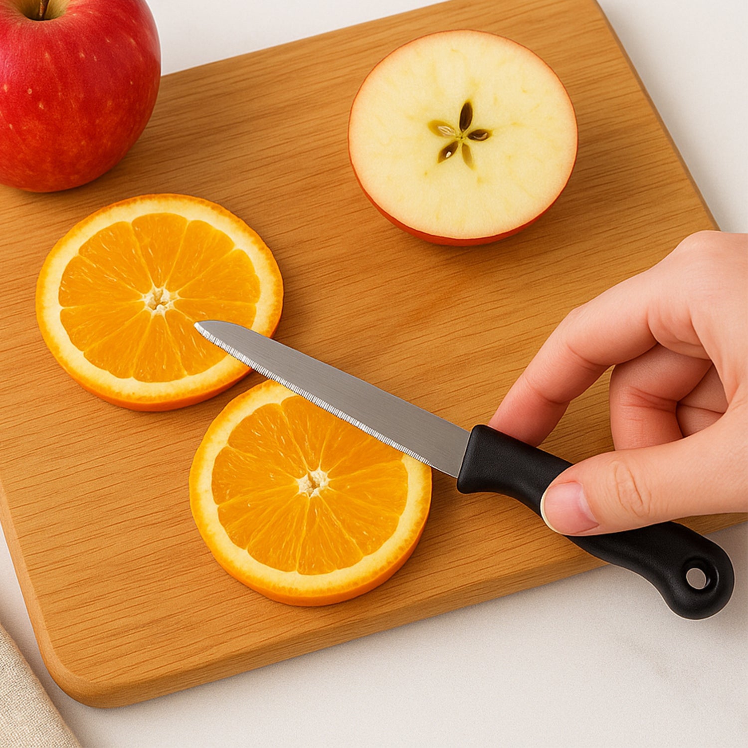Supermom Stainless Steel Kitchen Laser Knife (10 Pc Set)