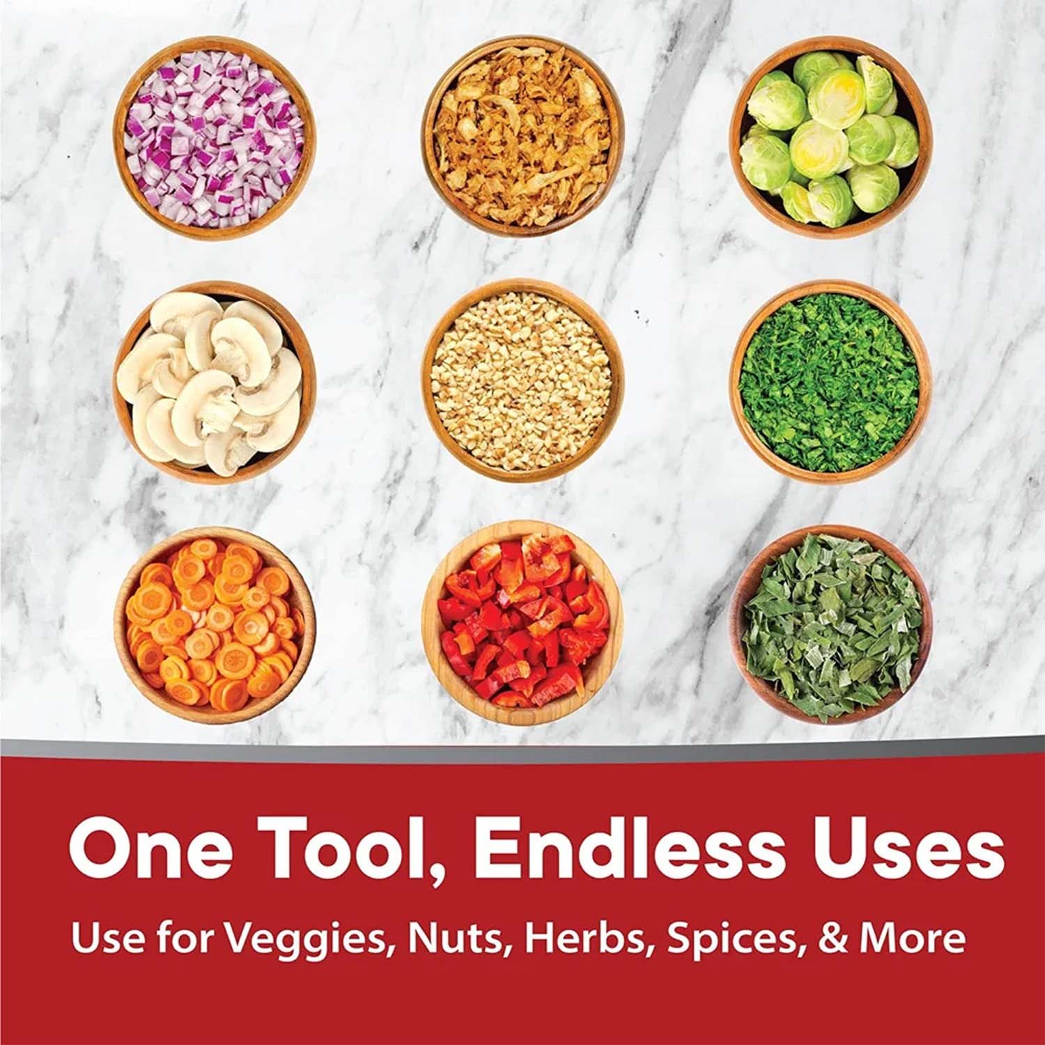 Slap Chop Hand Press Vegetable Fruit Chopper (1 Pc)