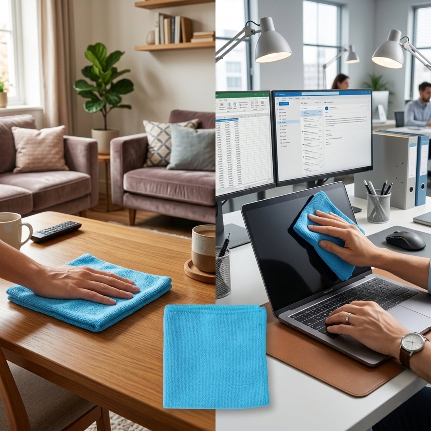 Microfiber Cleaning Cloth (4 Pc Set 28x29 Cm)