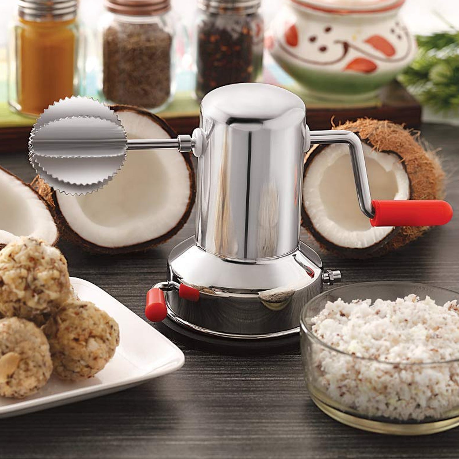5216 Coconut Scrapers Machine Manual Steel For Home Kitchen Use