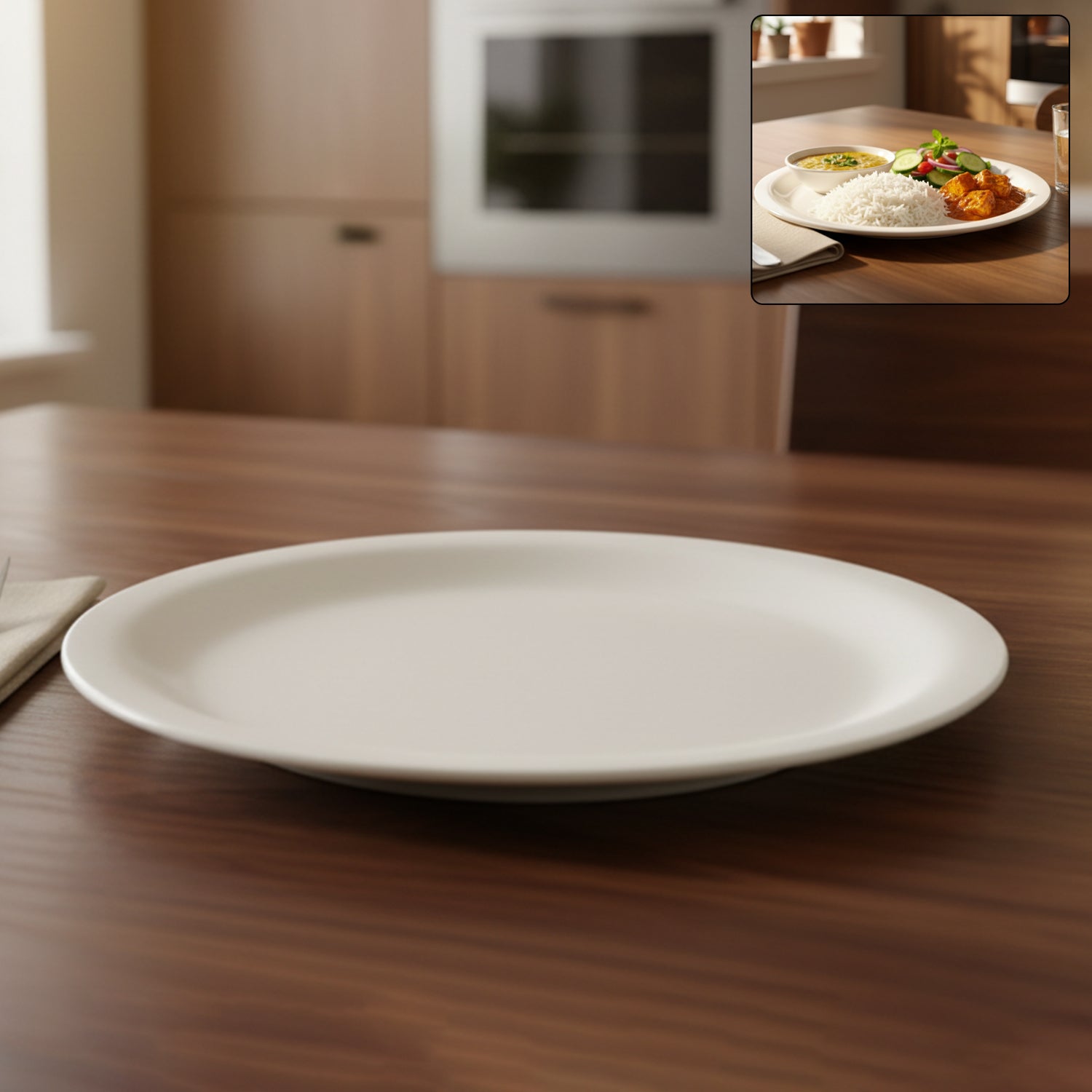 Premium Round Dinner Plate (28cm 1 Pc)