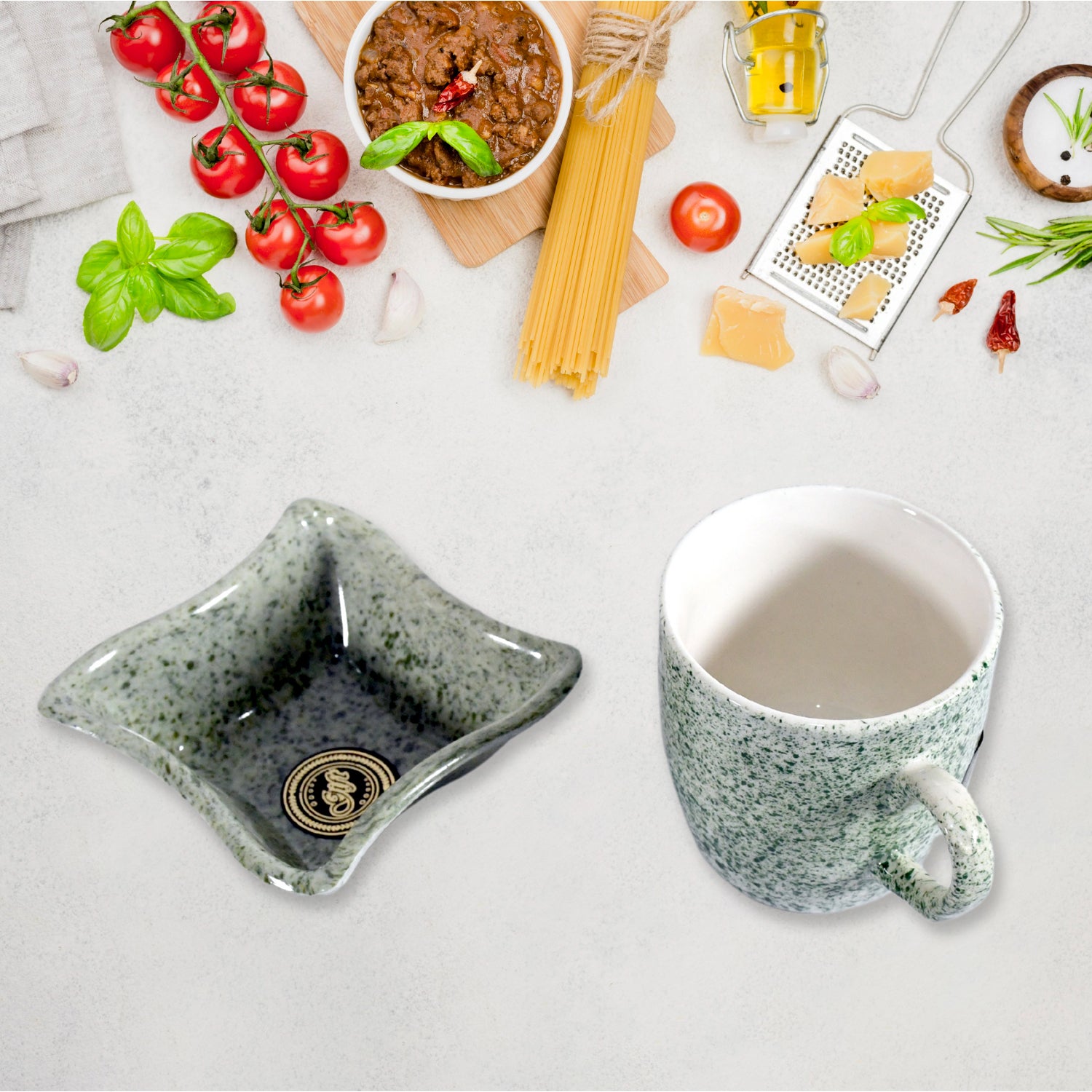 8224 Festo Ceramic Tea Cups Mug Set Including Snacks Serving Bowl Milk Cup Coffee Cup Tea Cup Breakfast Cup Drinking Mug Or Outdoor For Household Gift For Birthday Wedding Party (4 Pcs Set)