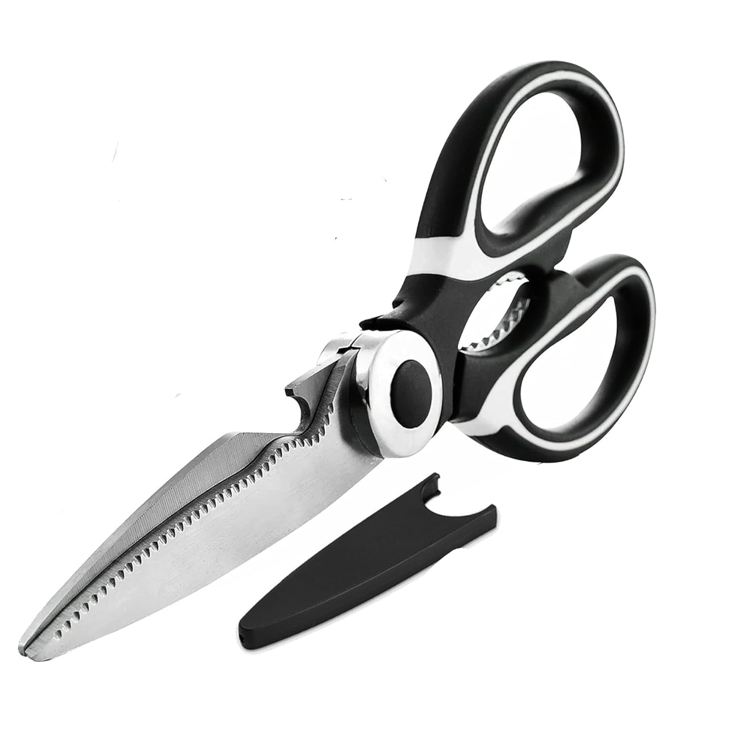 3 In 1 Multi-function Scissor Multipurpose Kitchen Scissors Steel Blades (1 Pc)