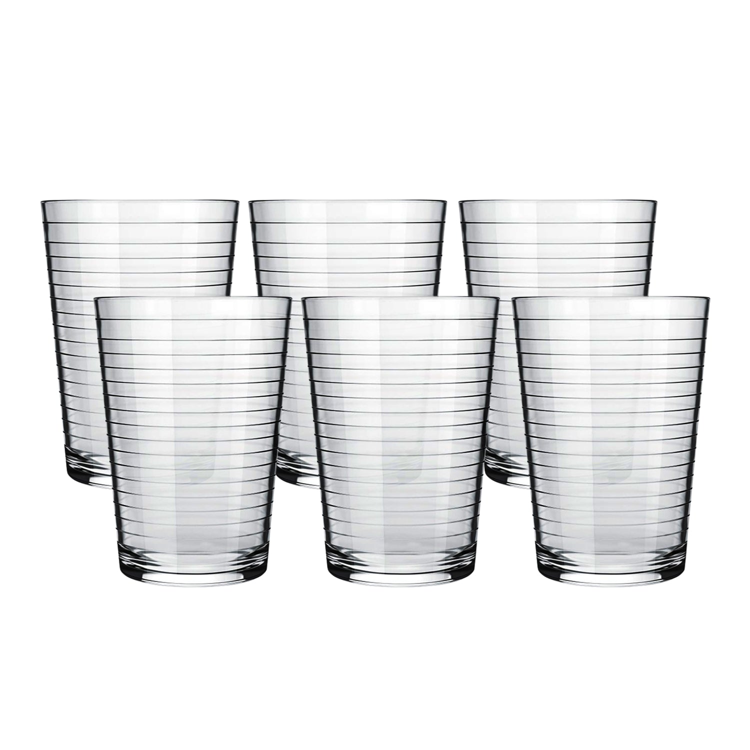 Apex Pyramid Ringo Plastic Glass 300ml Approx Durable Crystal-clear Tumbler