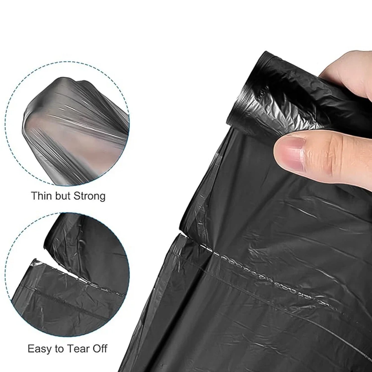 Extra-strong Garbage Bag Roll (48x54cm 1 Pc)
