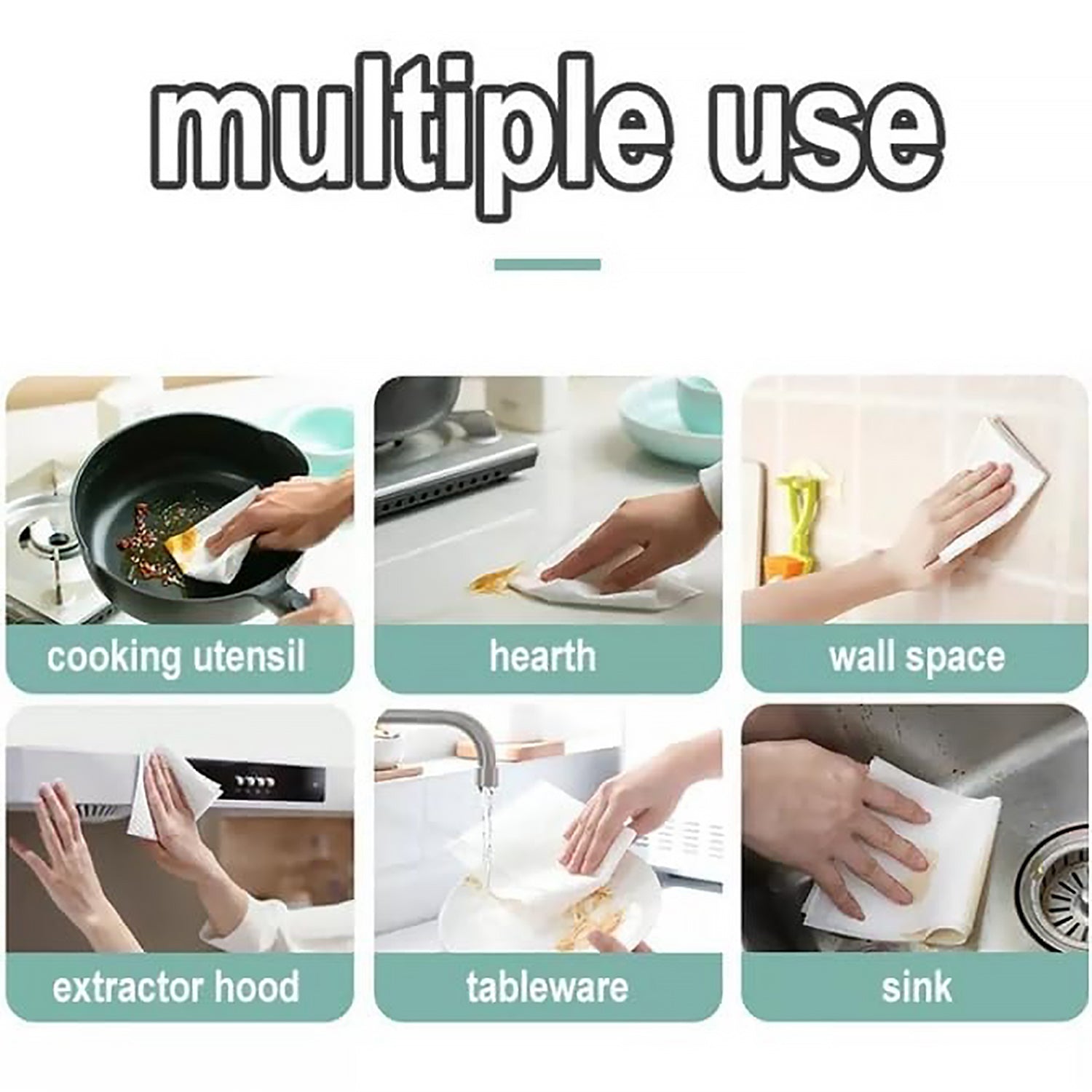 8220 Kitchen Cleaning Wipes Strong Decontamination Kitchen Wipes Disposable Kitchen Wet Wipes Household Cloth Towel For Removing Grease Stains And Cleaning Glass (Pack Of 80 Pcs)