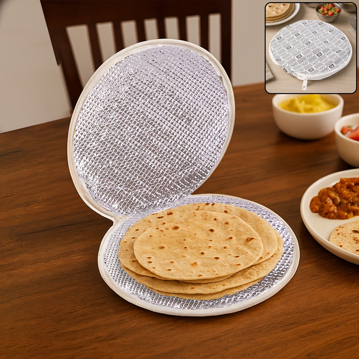 Insulated Roti Cover (23 X 23 Cm 1 Pc)