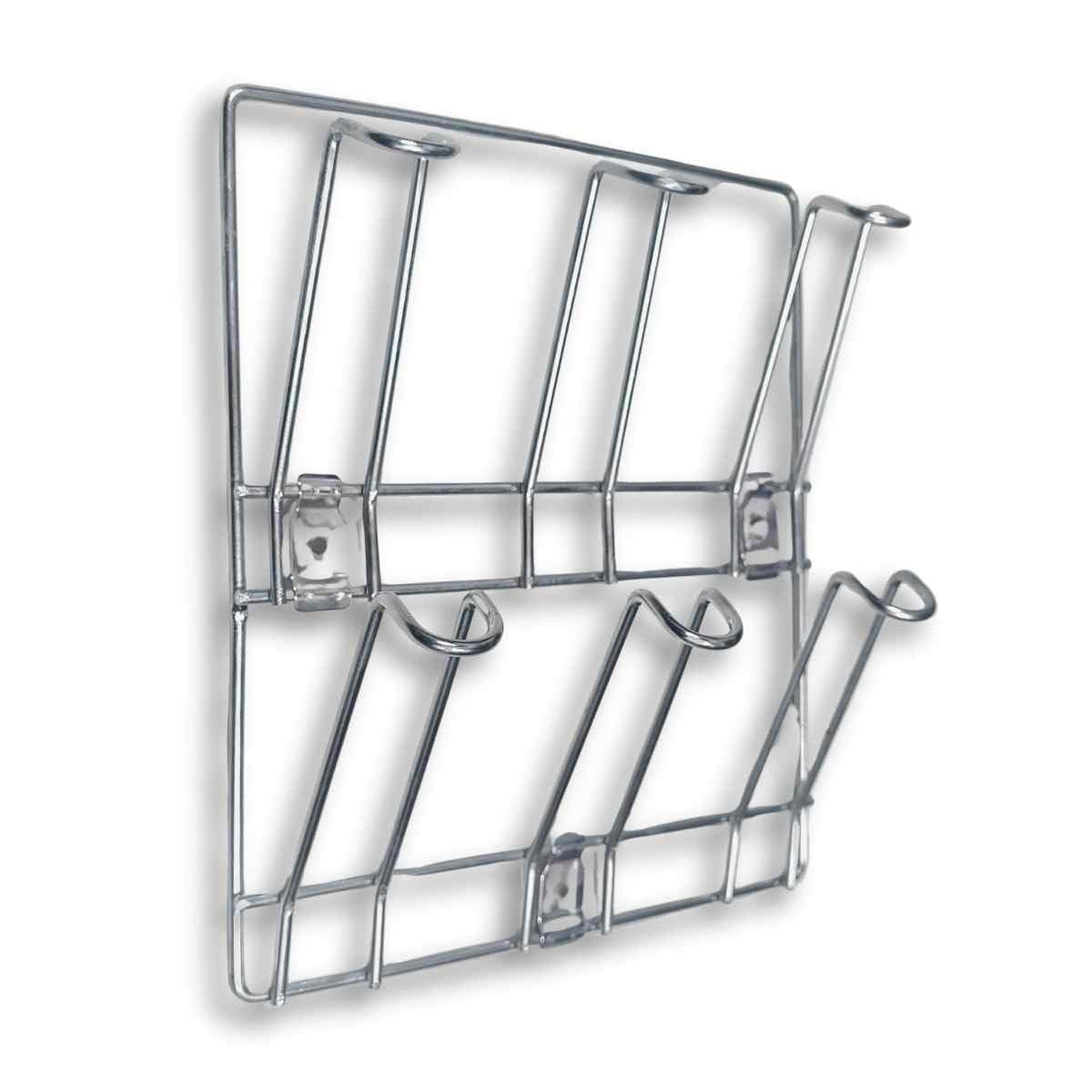 Wall-mounted Stainless-steel Cup Mug Holder Rack (25 X 25 Cm 1 Pc)