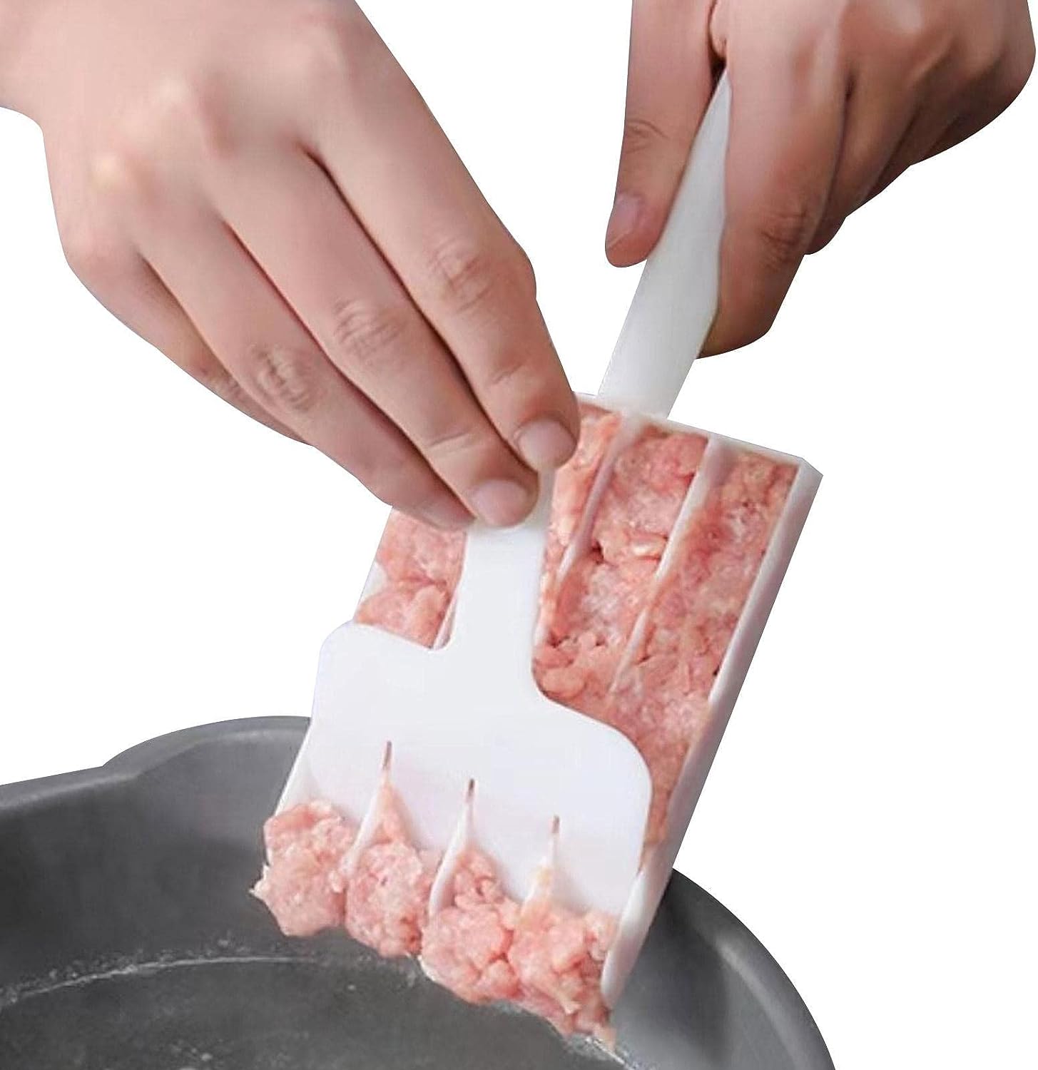 5913 Small Meatball Maker - Creative Meatball Scoop Multi-function Ball Maker Portable Maker For Making Cake Balls Ice Cream Spoon Hand Cutting Scoop(2pc Set)
