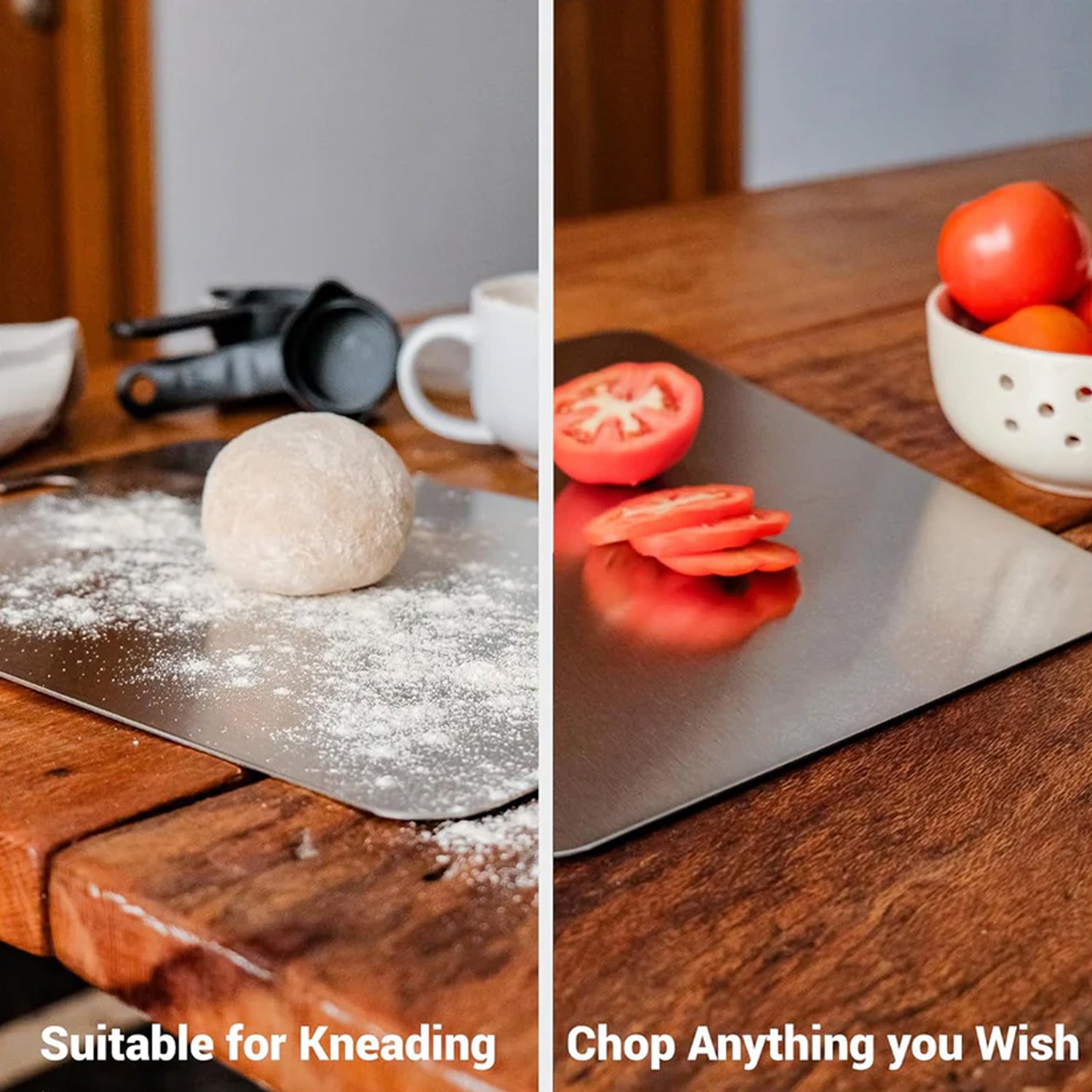 Apex Large Stainless Steel Multipurpose Chopping Cutting Board (260x360mm 1 Pc)