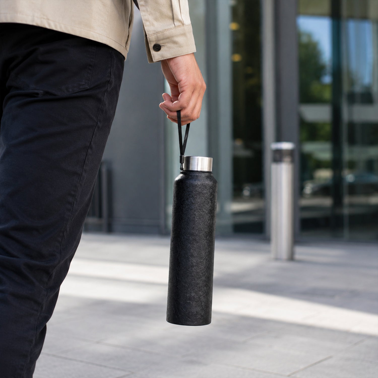 Buy 1 Stainless Steel Water Bottle With Free Cleaning Brush And Bottle (1 Set)