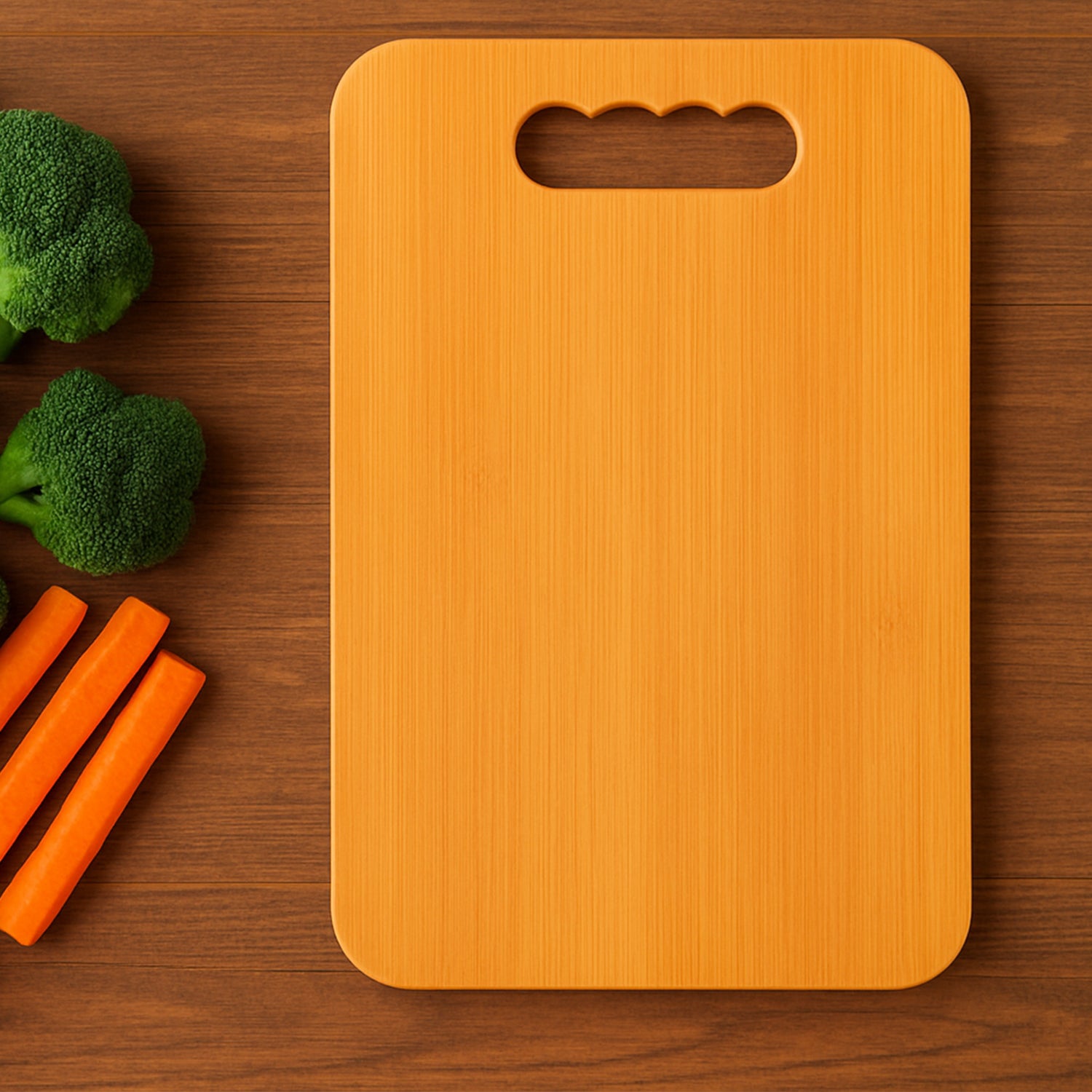 7122 Wooden Chopping Board For Vegetable Cutting Kitchen Use