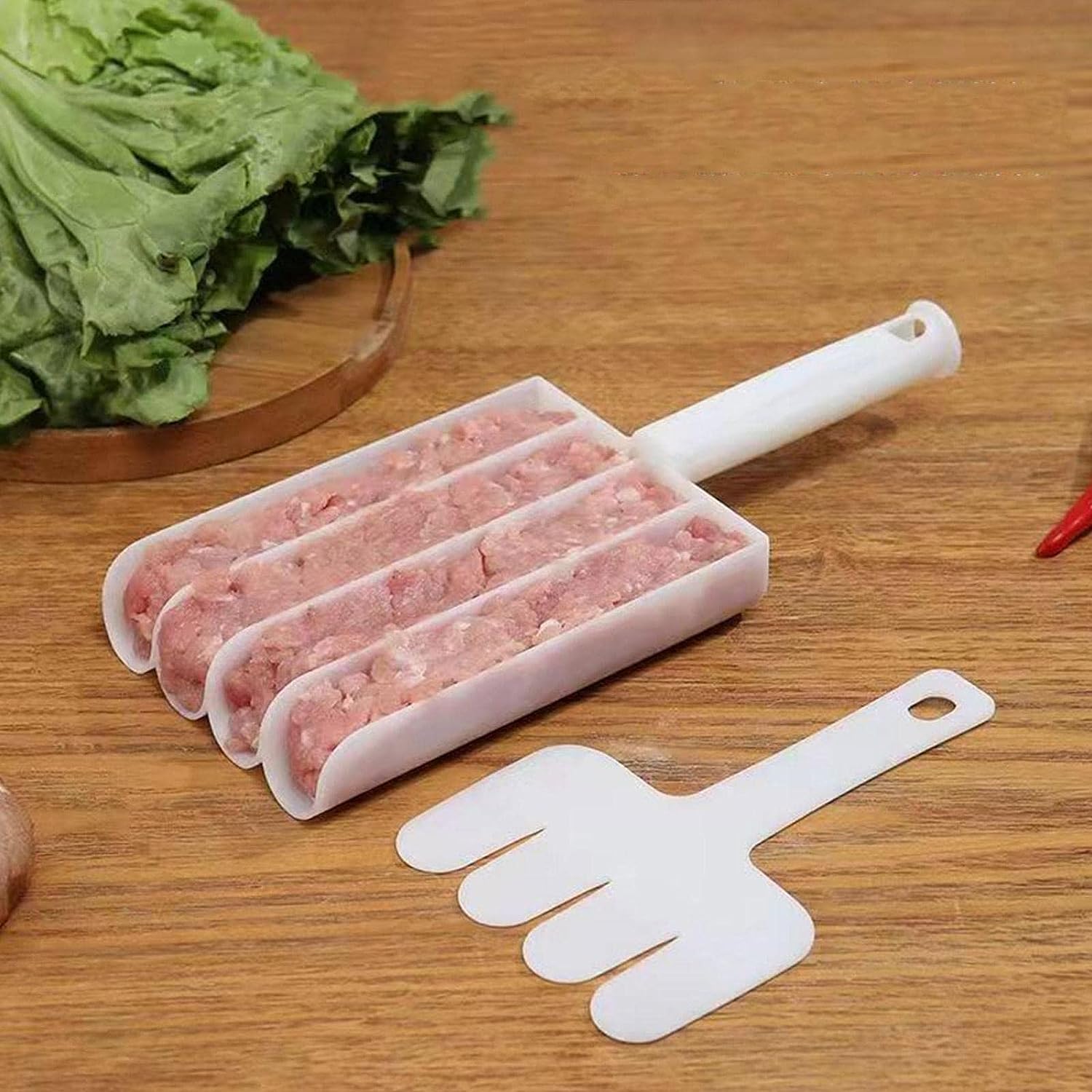 5913 Small Meatball Maker - Creative Meatball Scoop Multi-function Ball Maker Portable Maker For Making Cake Balls Ice Cream Spoon Hand Cutting Scoop(2pc Set)
