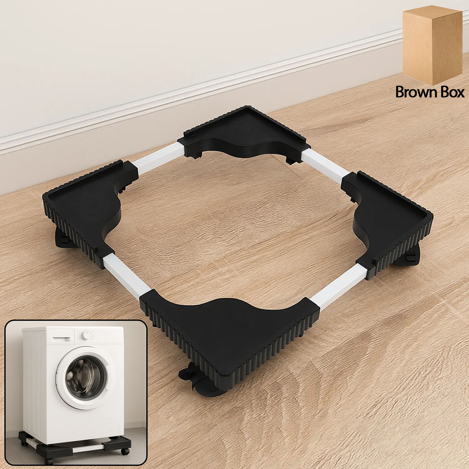 Adjustable Washing Machine Refrigerator Stand (6767 Cm 1 Pc)
