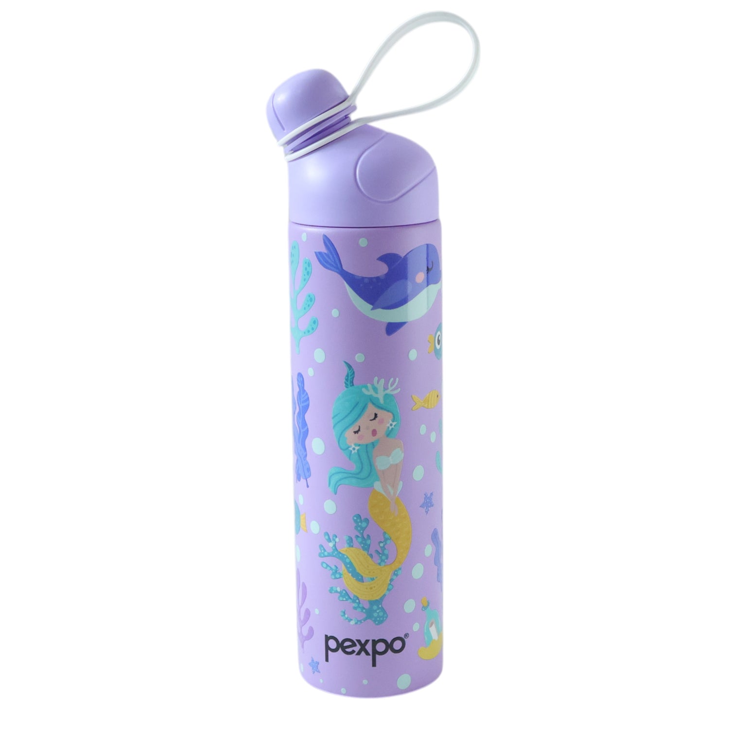 Pexpo Pico Art Printed Hot Cold Insulated Stainless Steel Water Bottle 500 Ml
