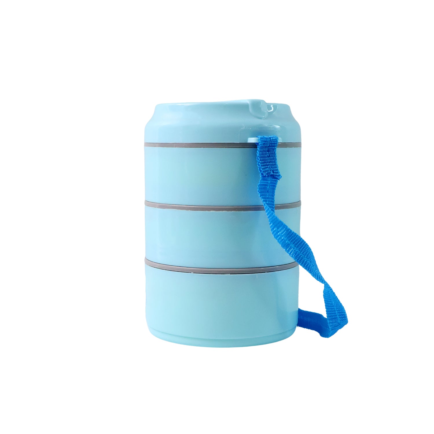 3 Layer Insulated Lunch Box Set With Handle Strap - (Set)