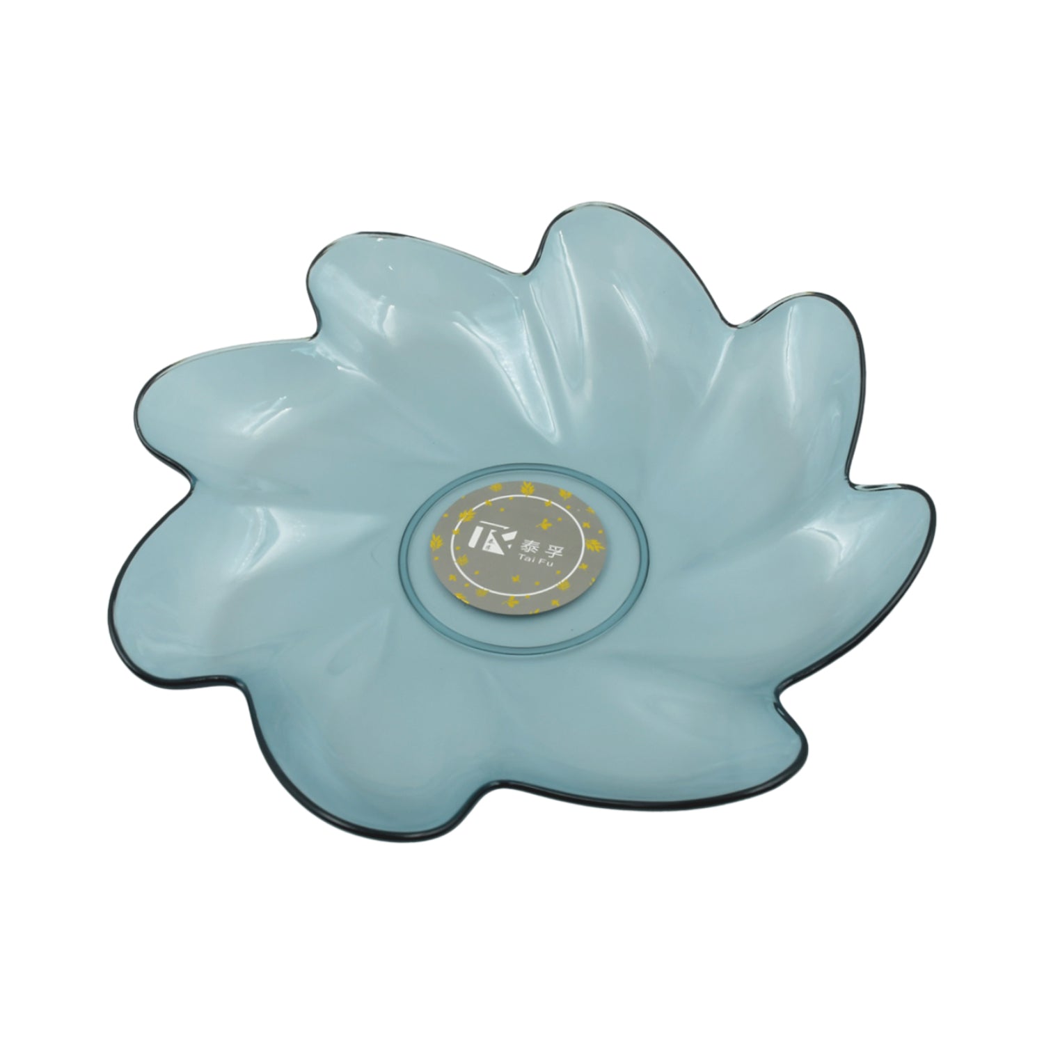 5535 Flower Shape Plastic Dinner Fruit Plate Tray Snacks Breakfast Plate Friendly Plastic Plate For Kids Party Supplies Birthday Holiday Party Dinnerware Supplies (1 Pc)