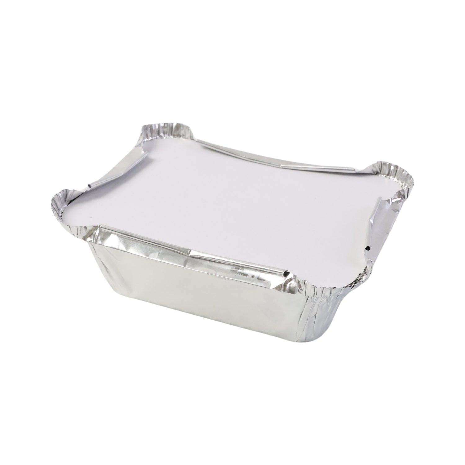 Disposable Aluminium Food Containers With Lids 250 Ml Capacity (Pack Of 25)