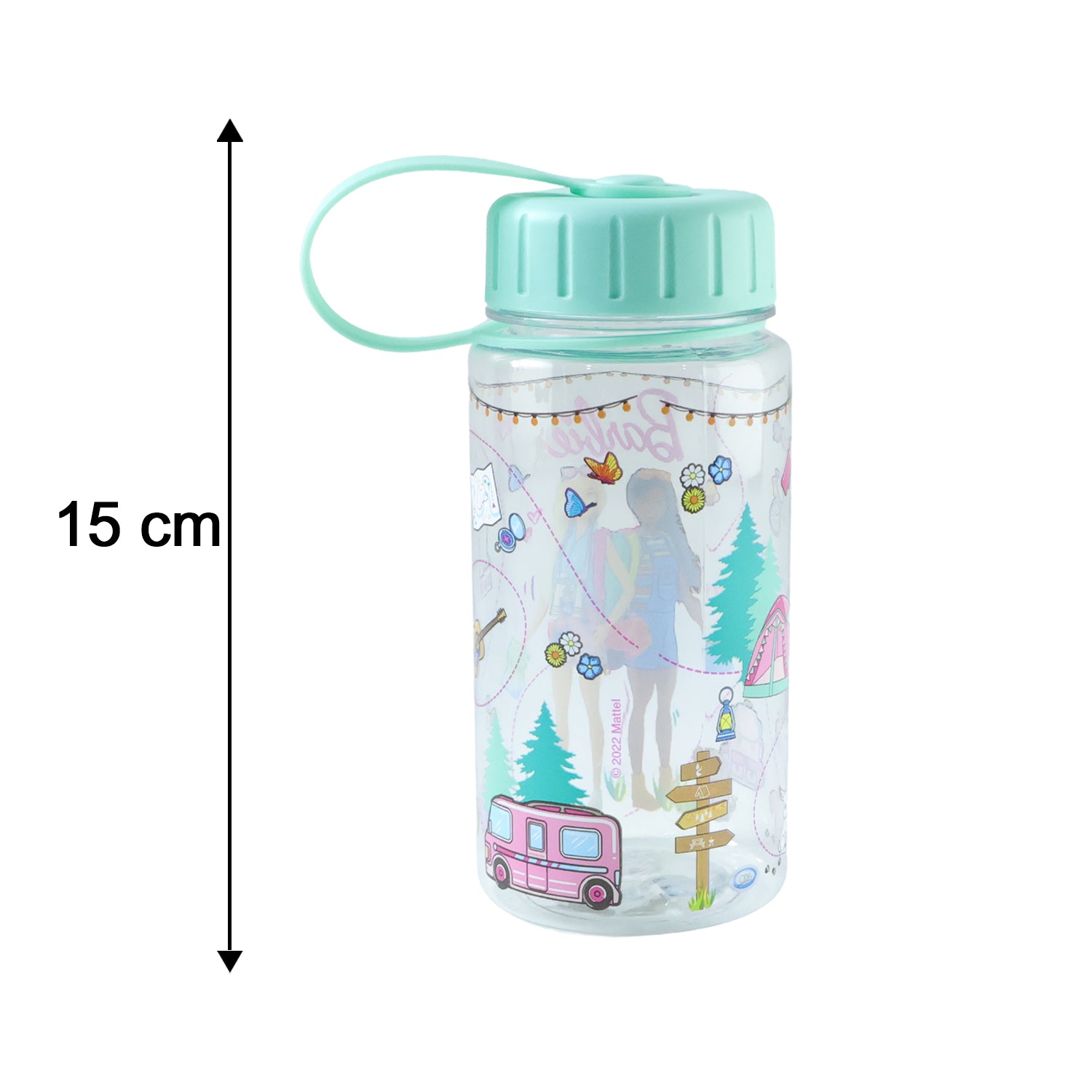 Kids Printed Water Bottle 400 Ml Approx (1 Pc)