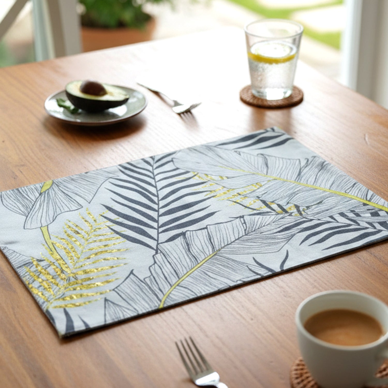 2 In 1 Reversible Dining Table Placemat (2 Pc Small Big)