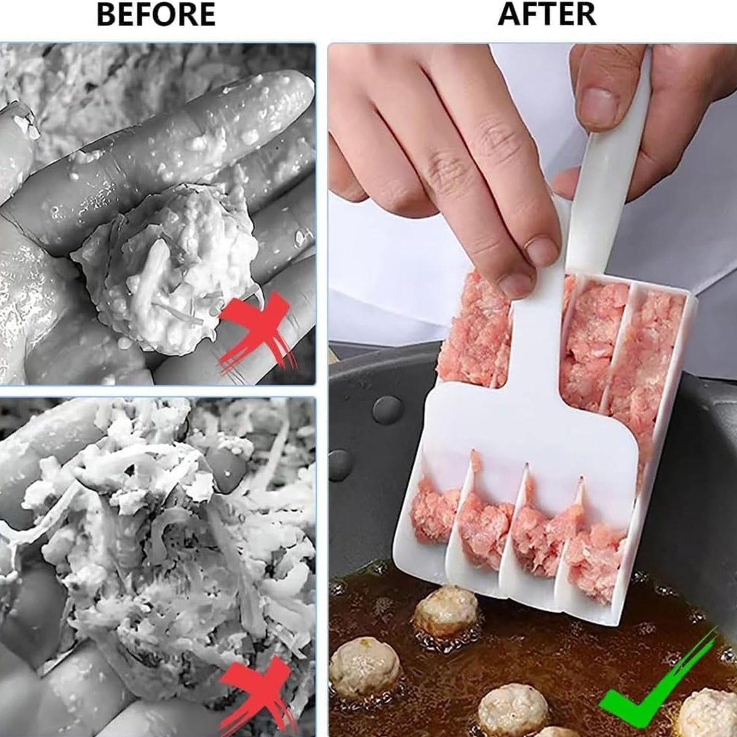 Manual Food Slicing Frying Press Tool (1 Set)