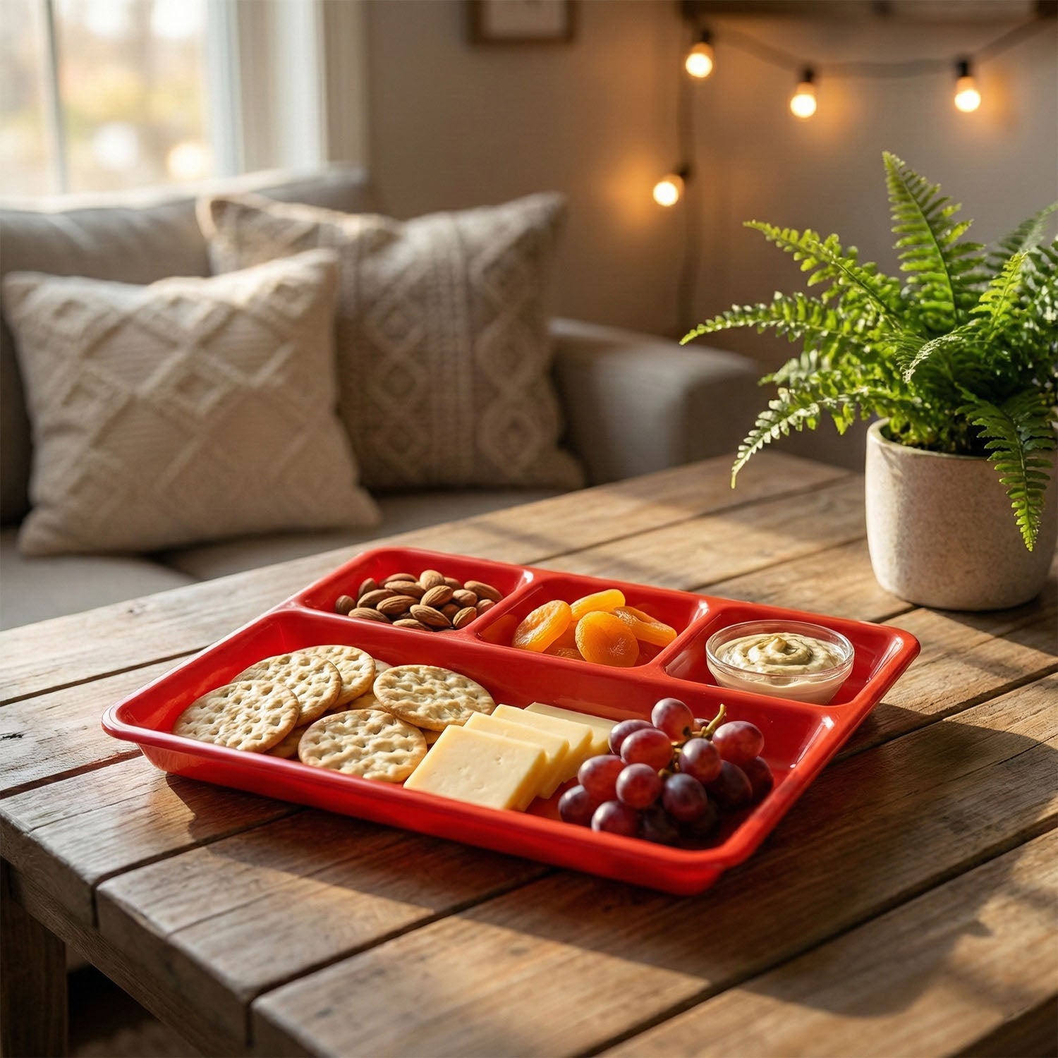 32 25 Cm Multipurpose Compartment Serving Tray (1 Pc)