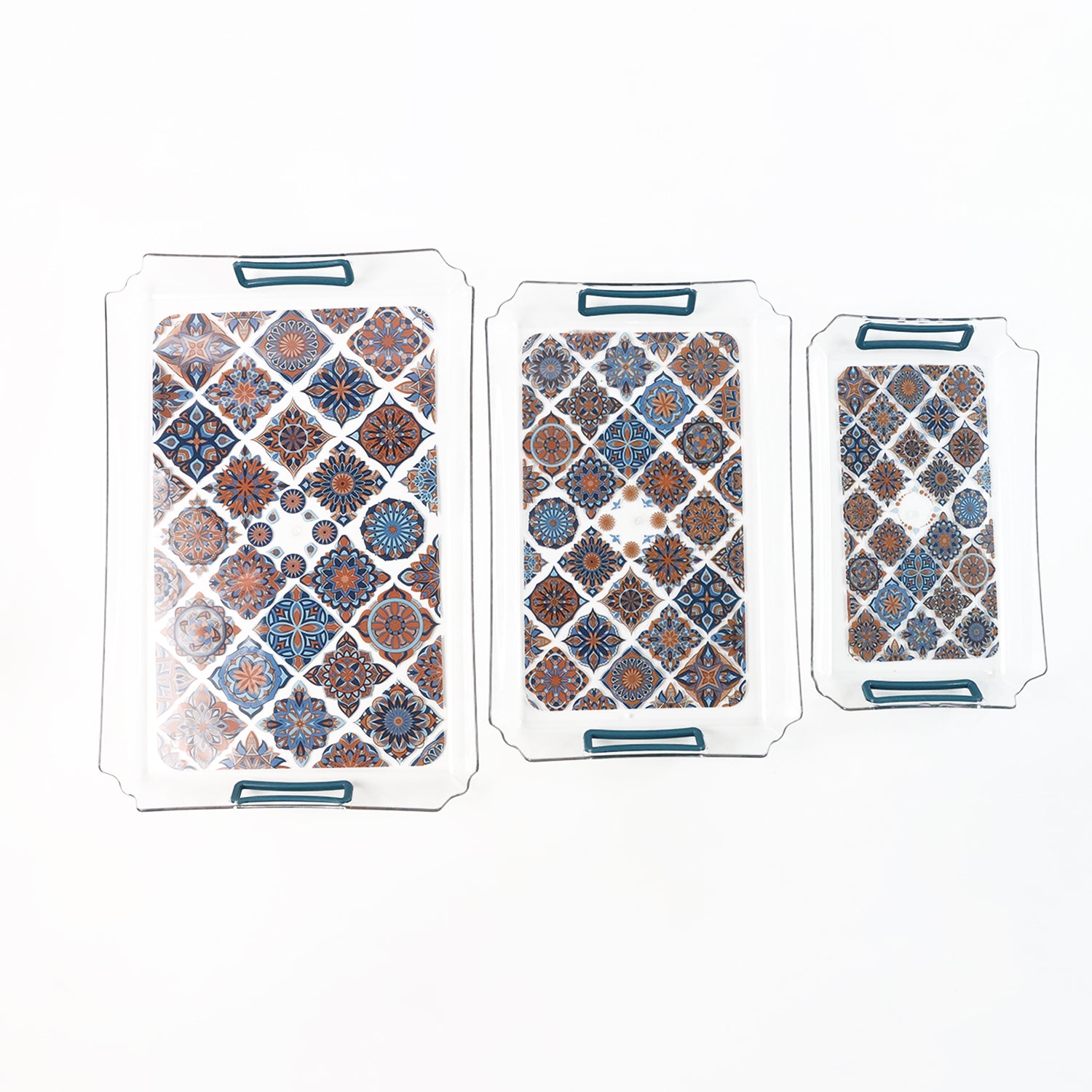Supermom 3-piece Multipurpose Serving Tray - (3 Pc Set)