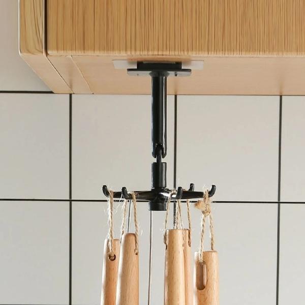 4650 360 Rotatable Hooks For Hanging (Pack Of 2) (Brown Box)
